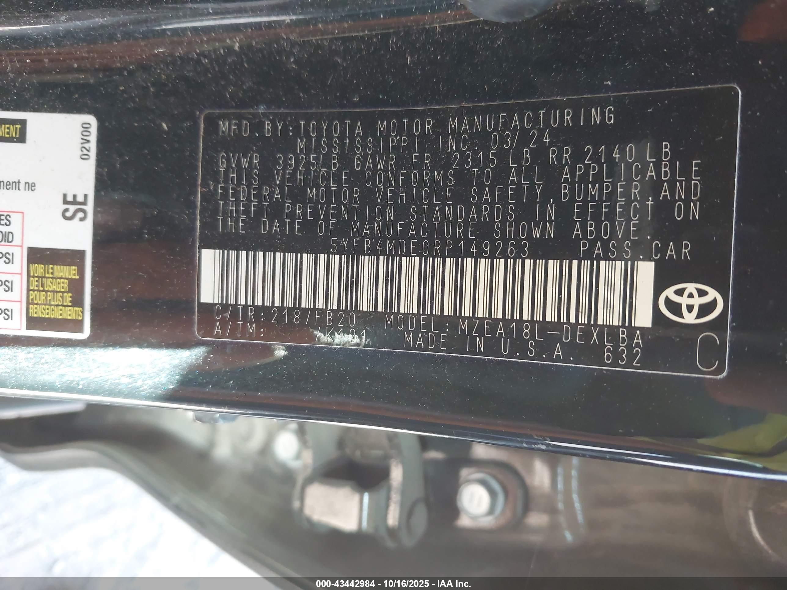 TOYOTA COROLLA image 9