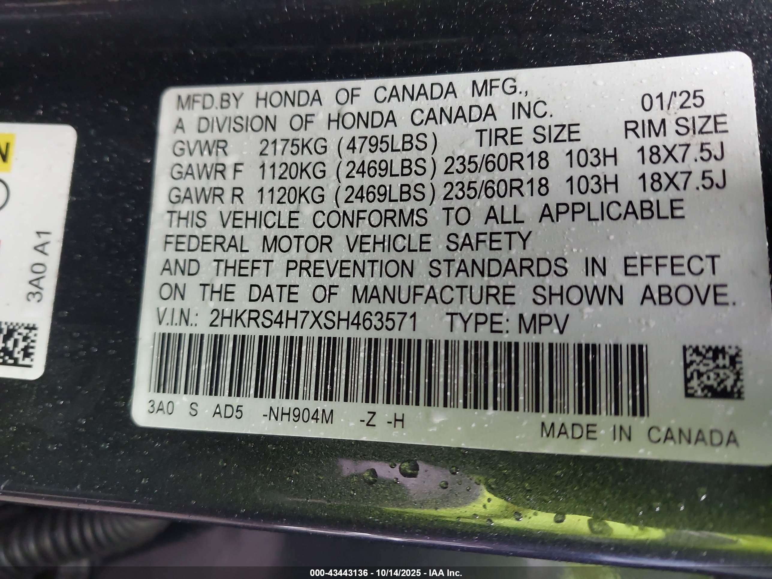 HONDA CR-V image 9