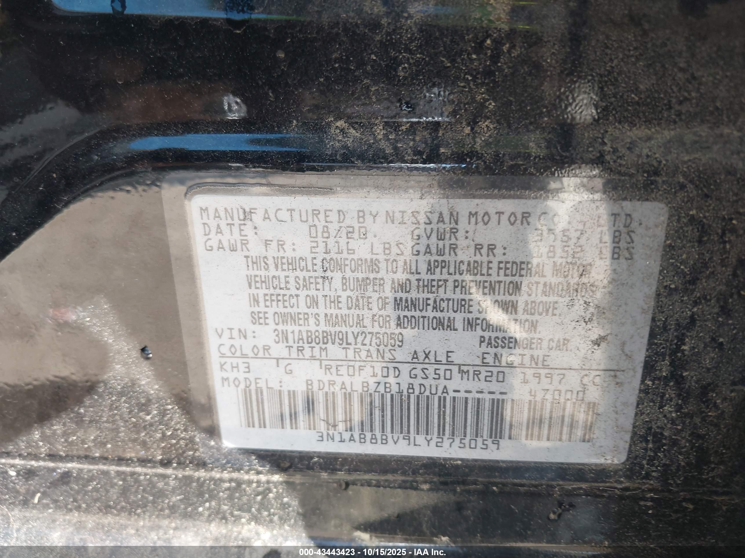 NISSAN SENTRA image 9