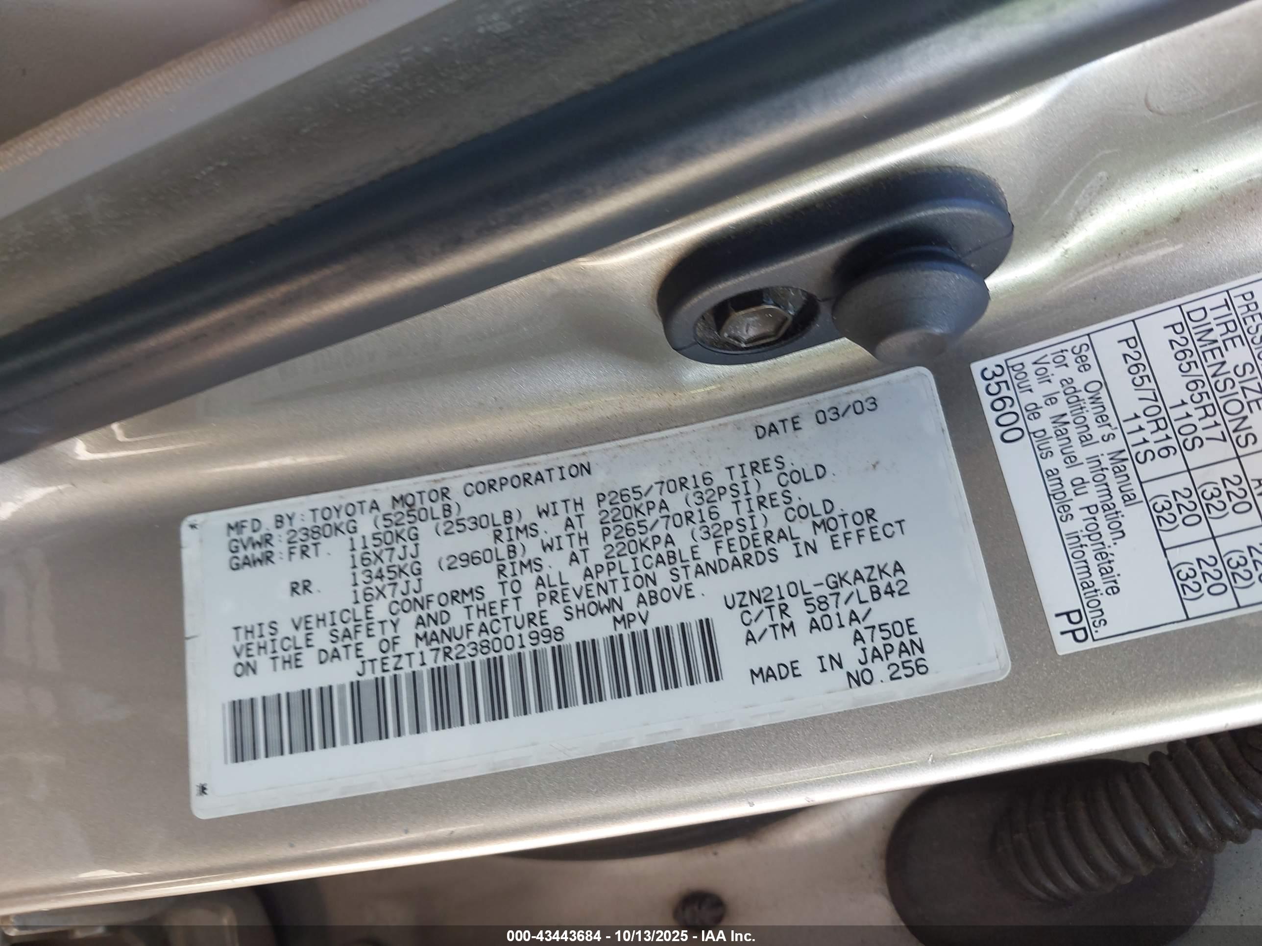 TOYOTA 4RUNNER image 9