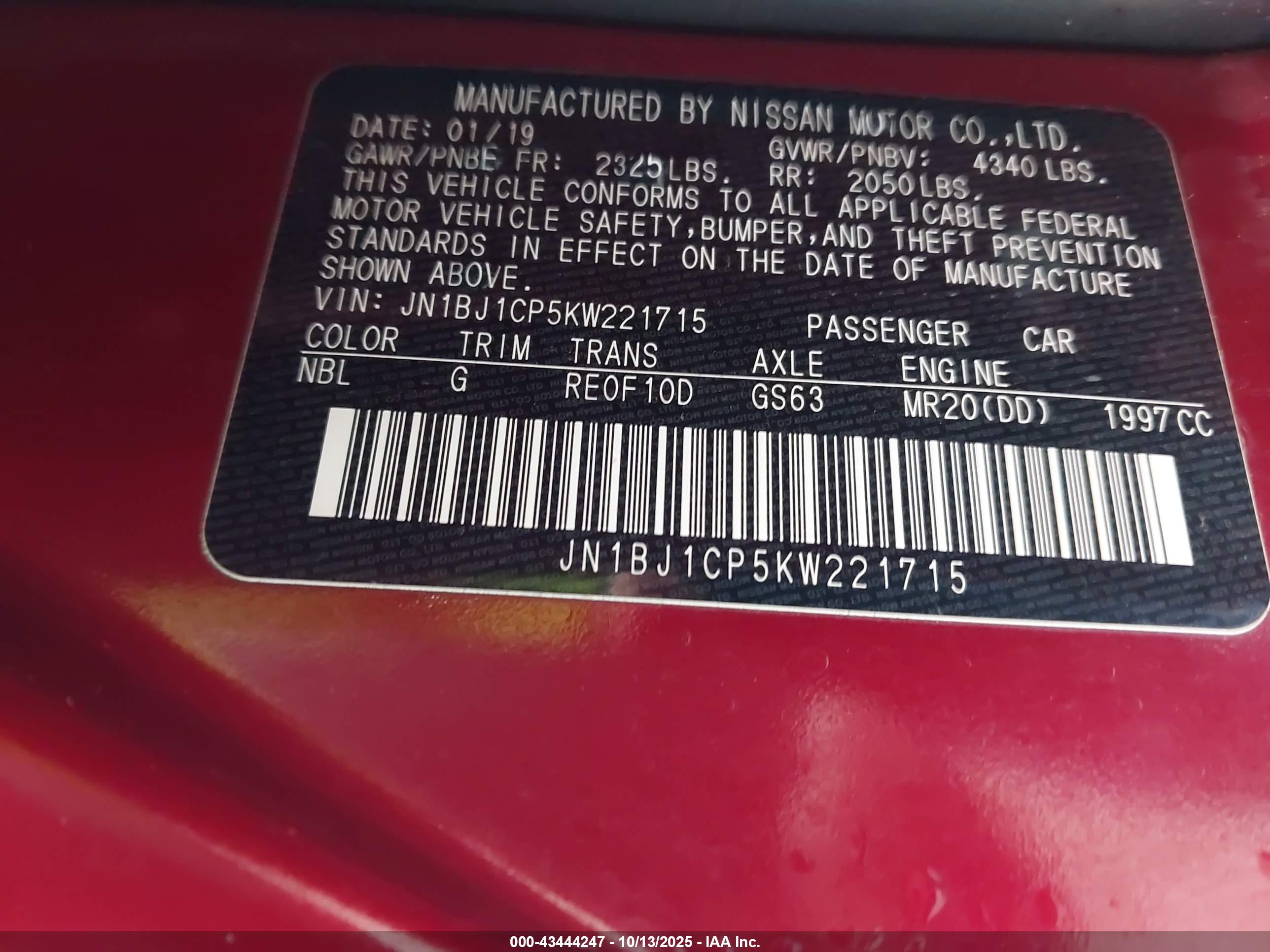 NISSAN ROGUE image 9