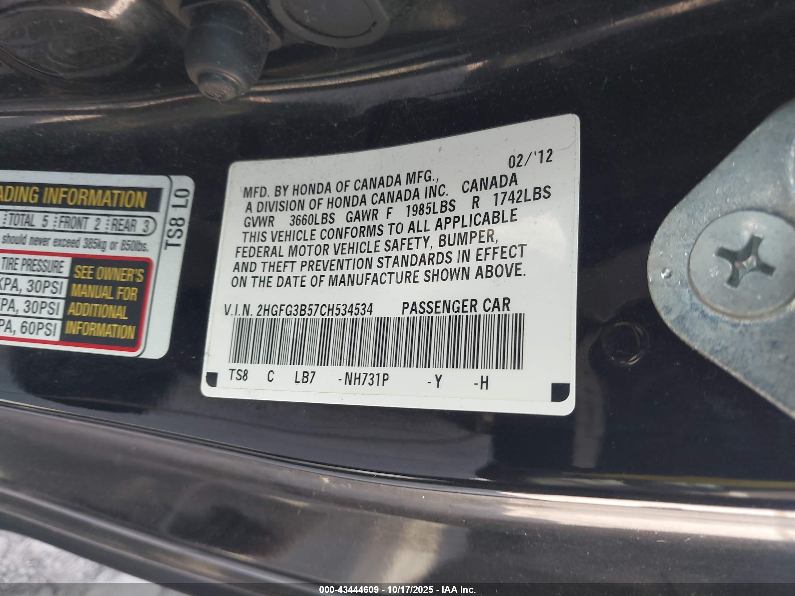 HONDA CIVIC image 9