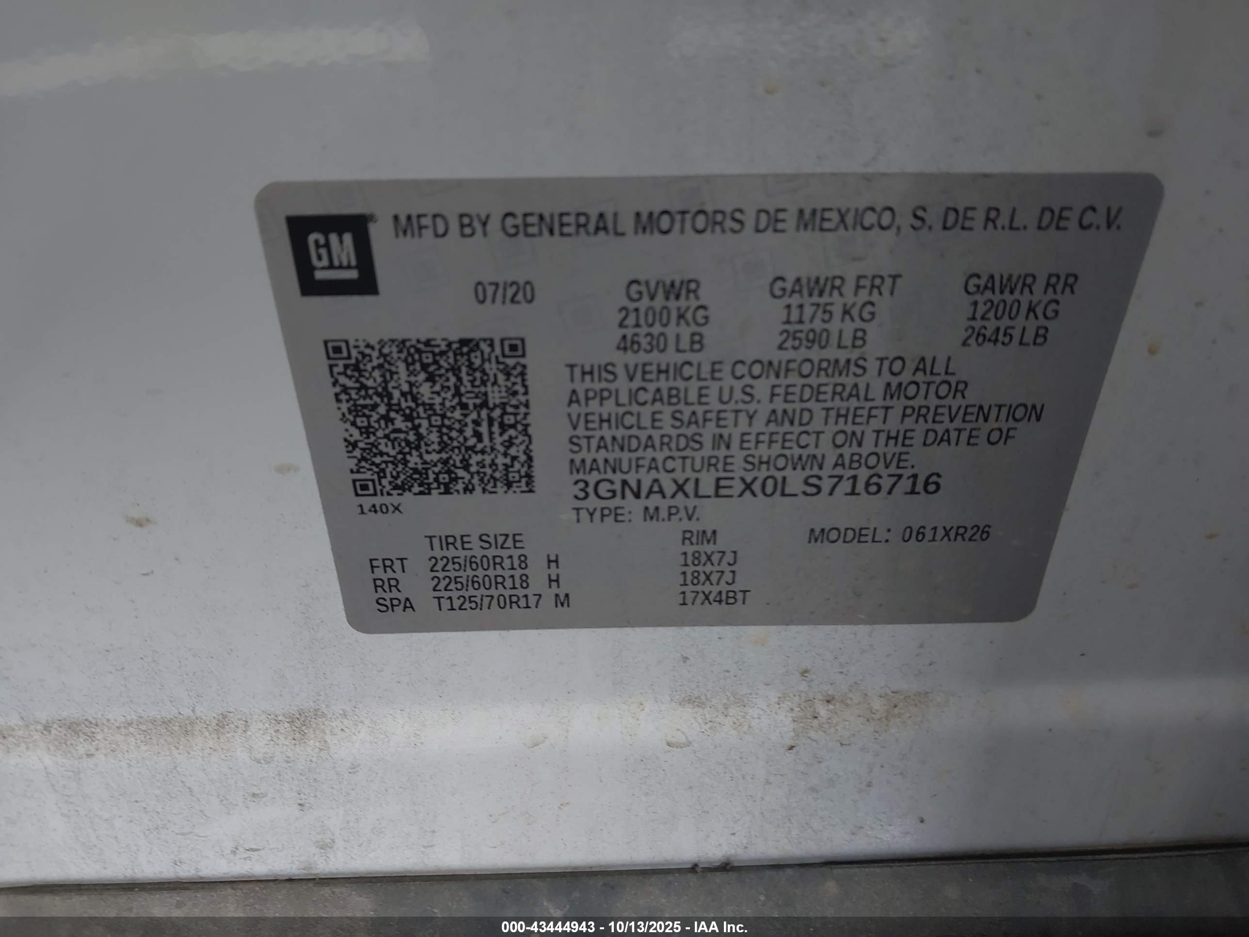 CHEVROLET EQUINOX image 9