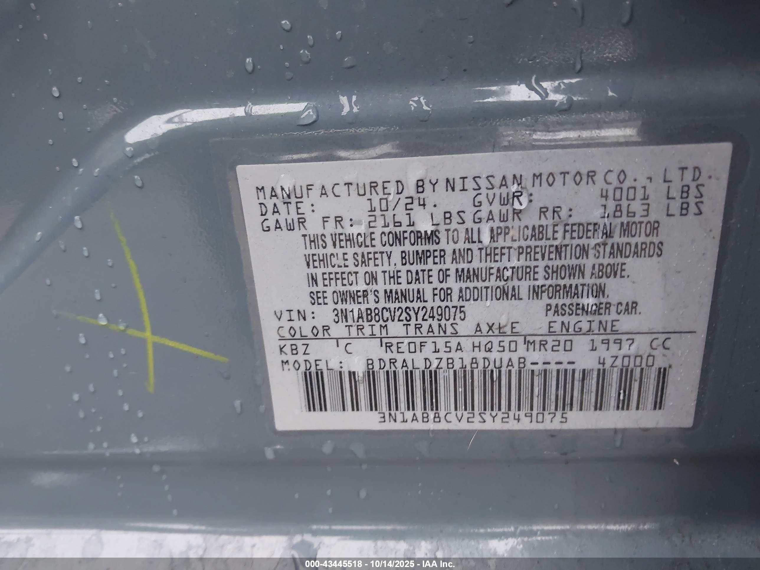 NISSAN SENTRA image 9