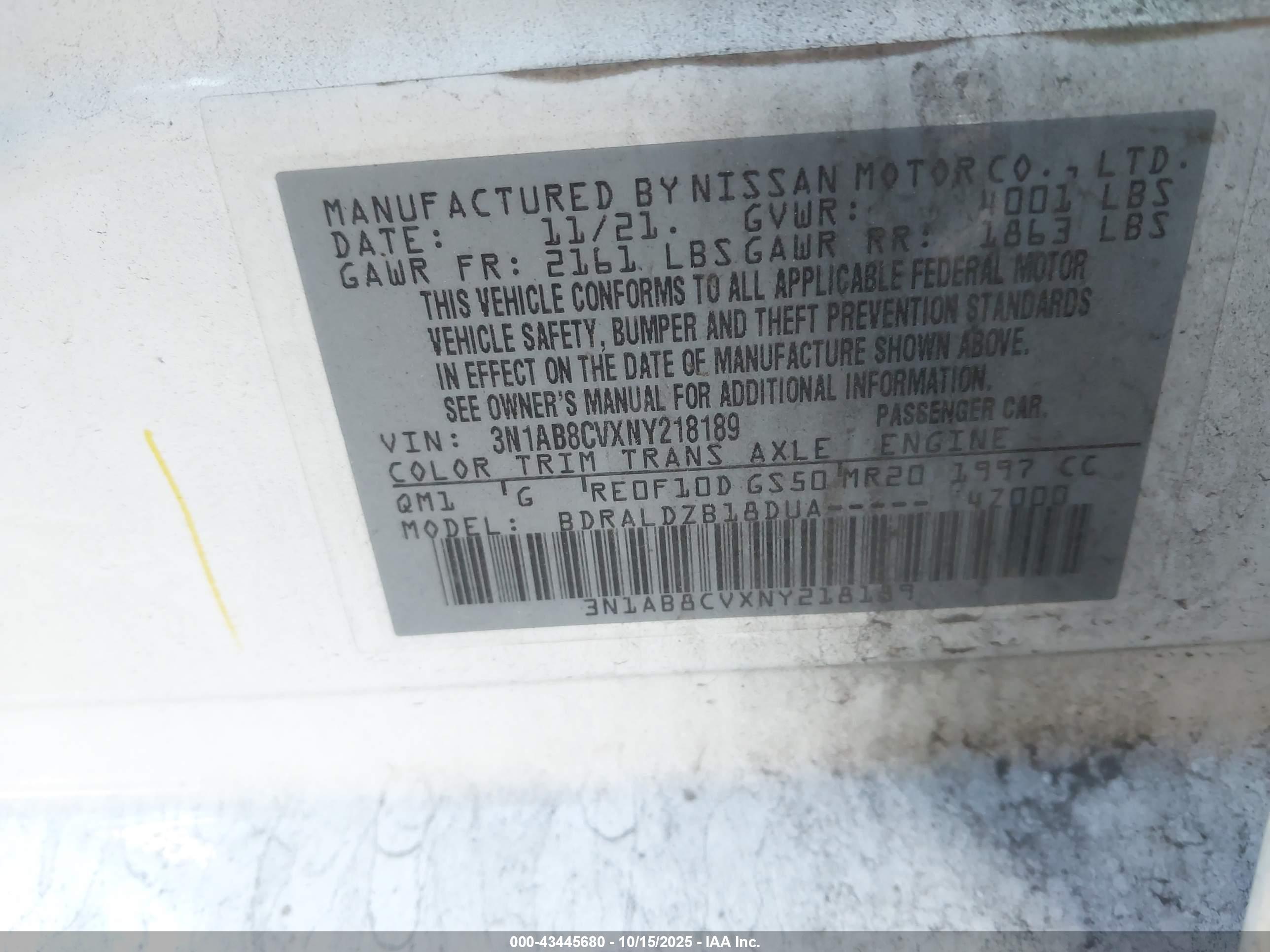 NISSAN SENTRA image 9