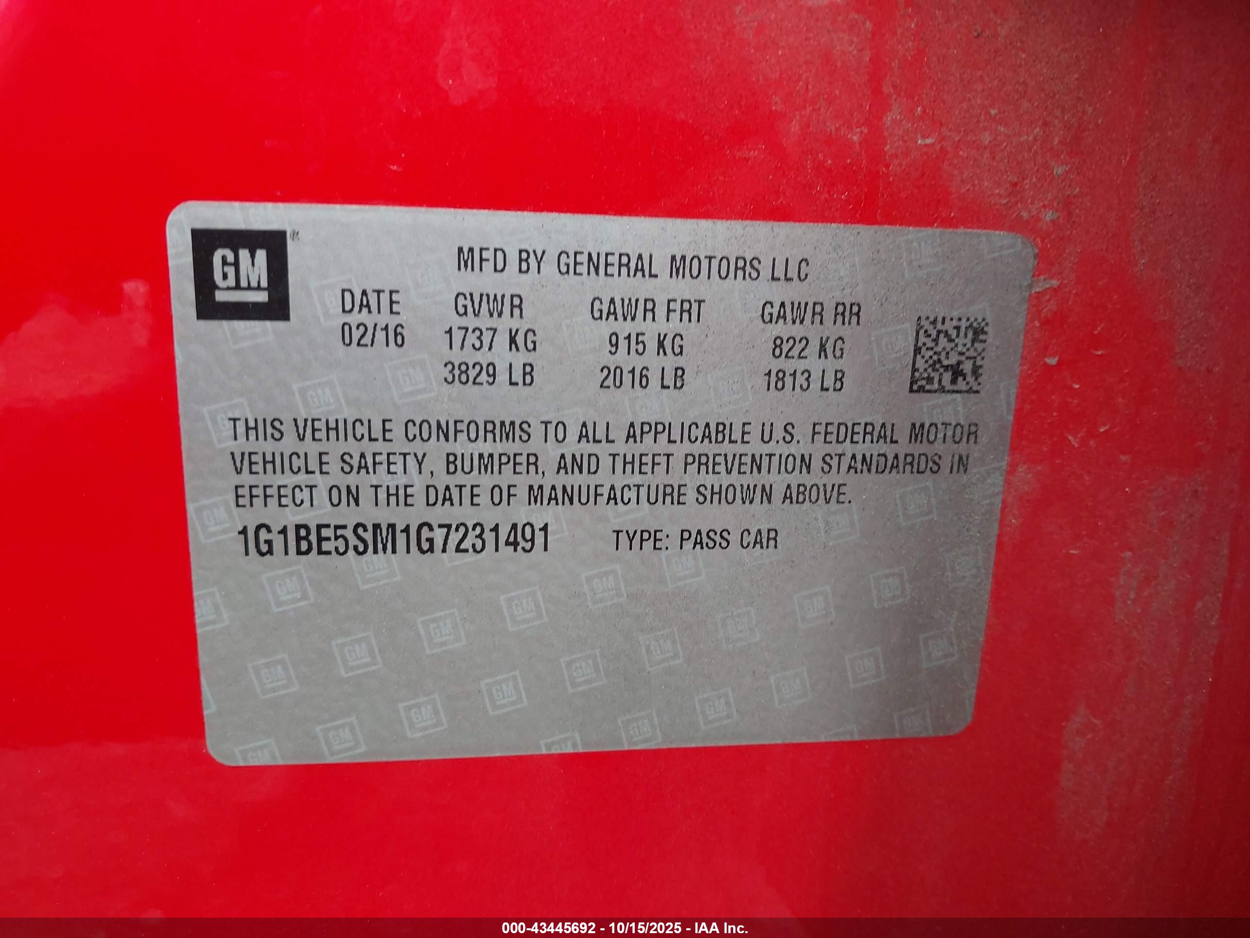 CHEVROLET CRUZE image 9