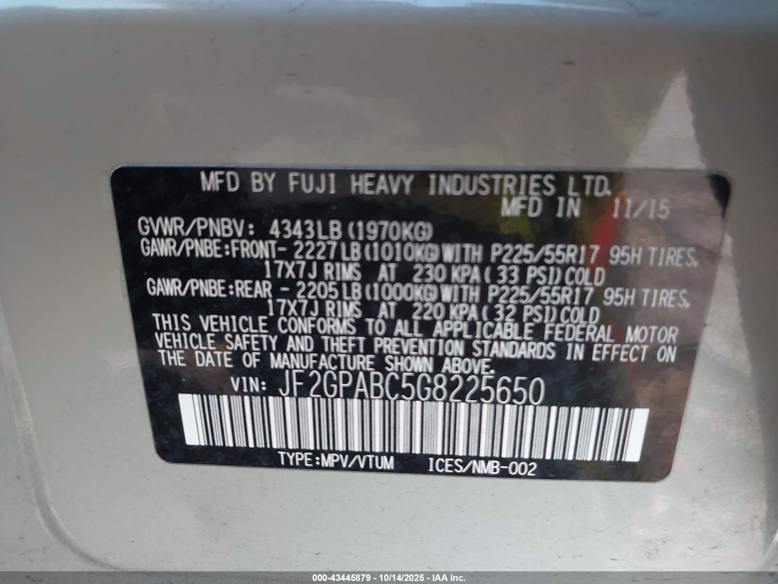 SUBARU CROSSTREK image 9