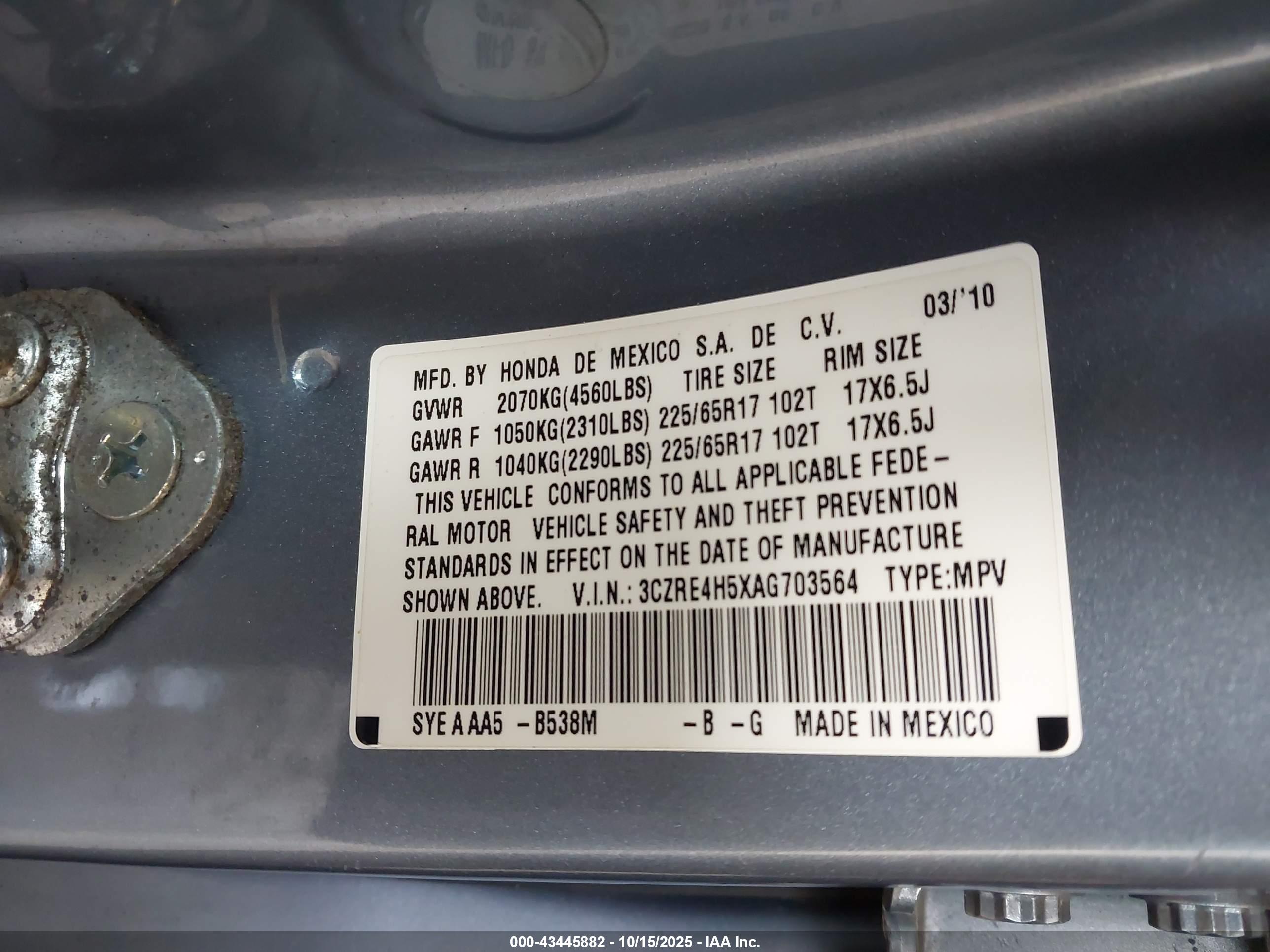 HONDA CR-V image 9