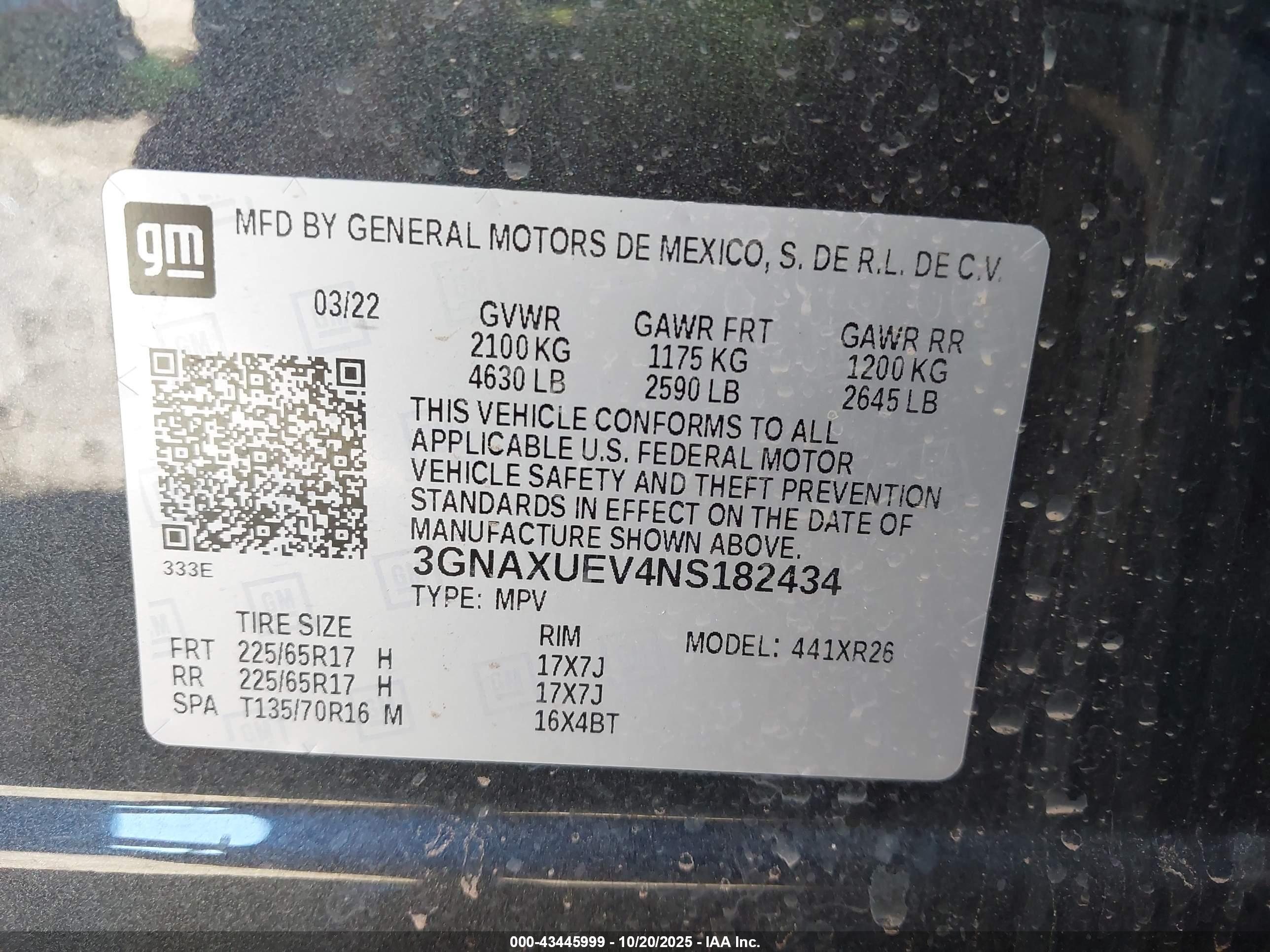 CHEVROLET EQUINOX image 9