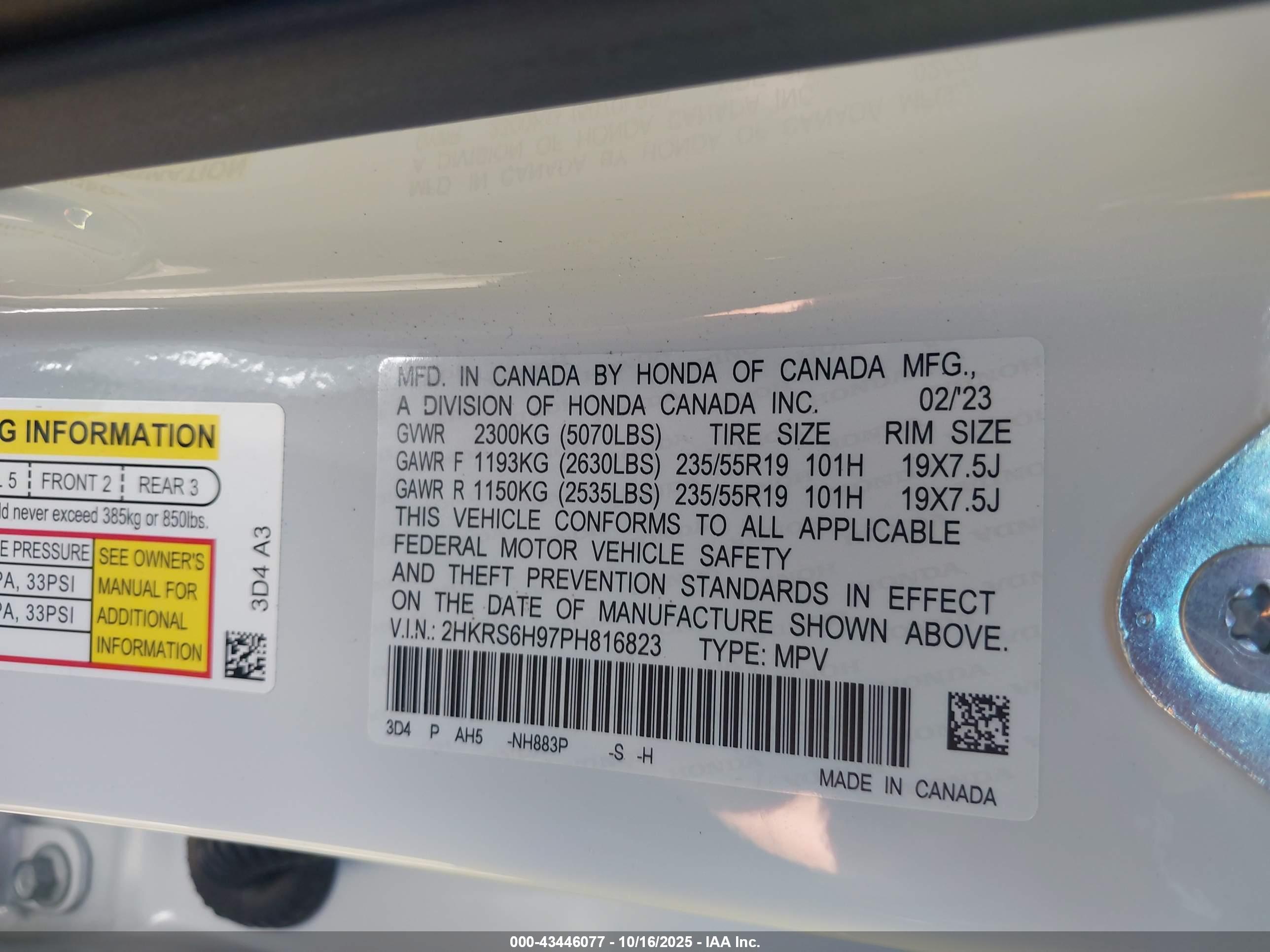HONDA CR-V image 9