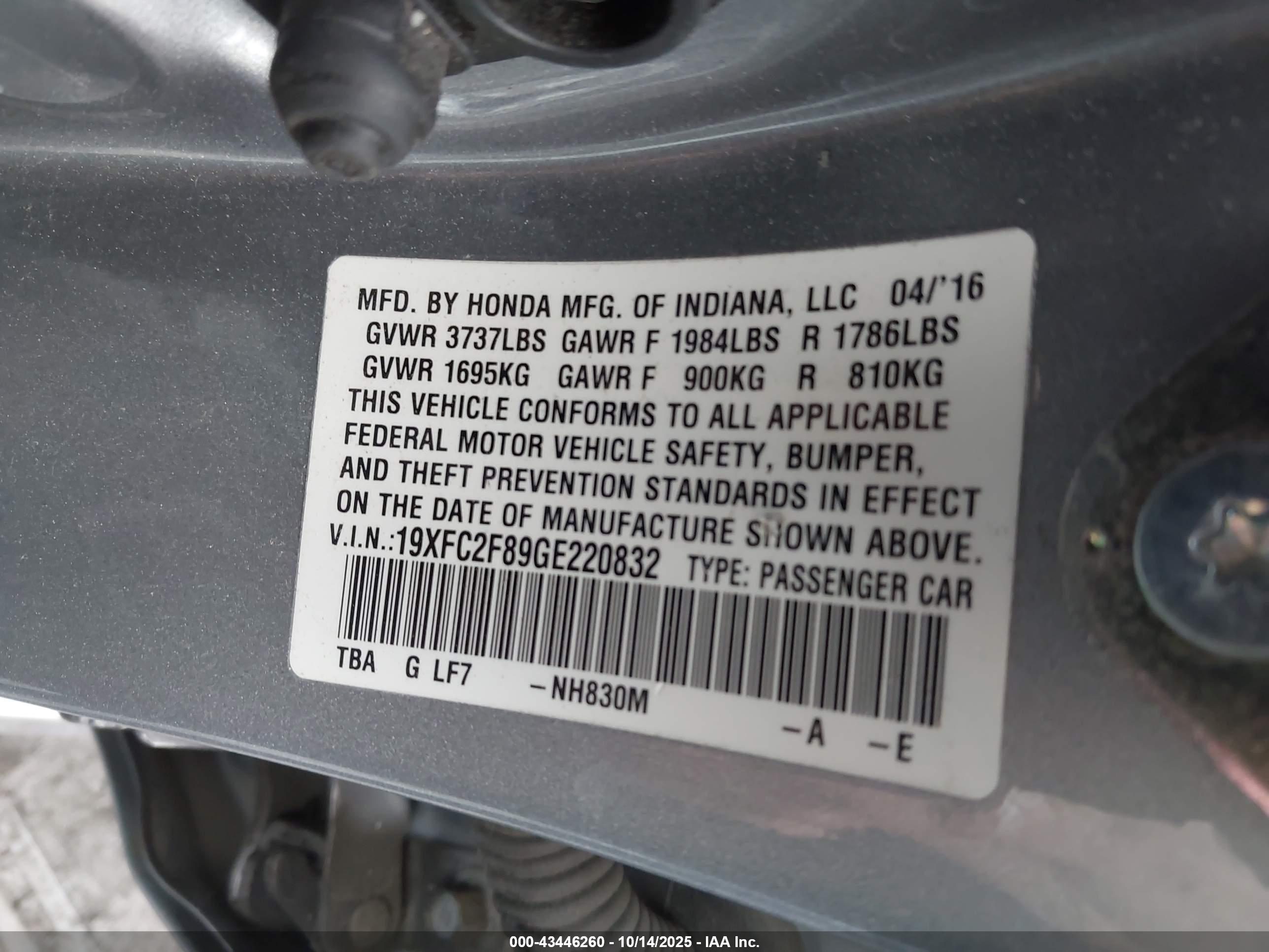 HONDA CIVIC image 9