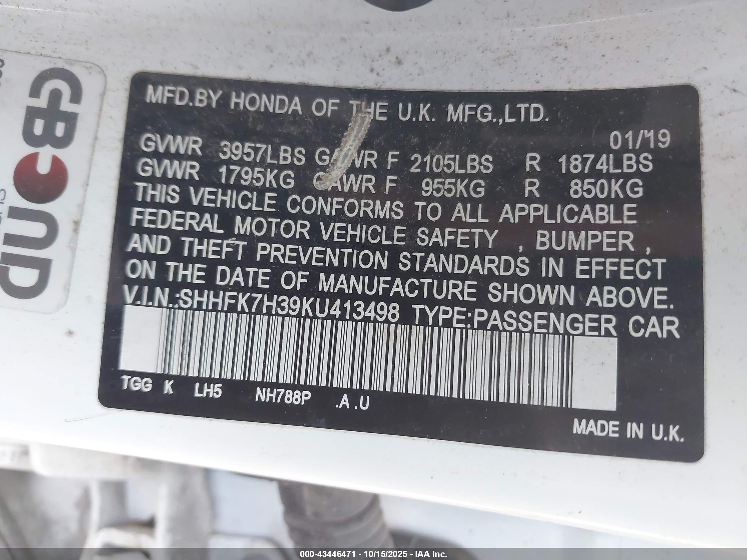 HONDA CIVIC image 9