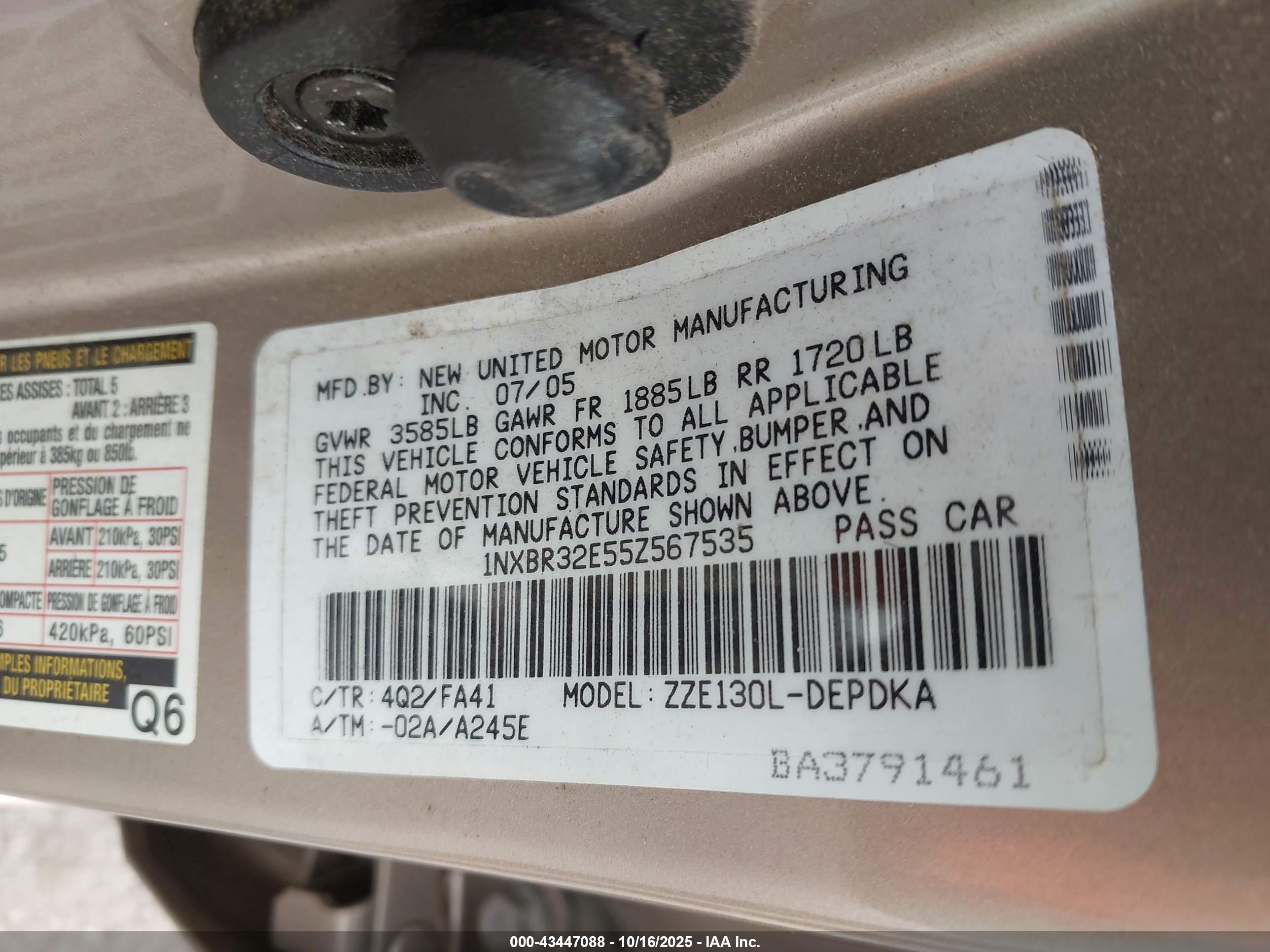 TOYOTA COROLLA image 9