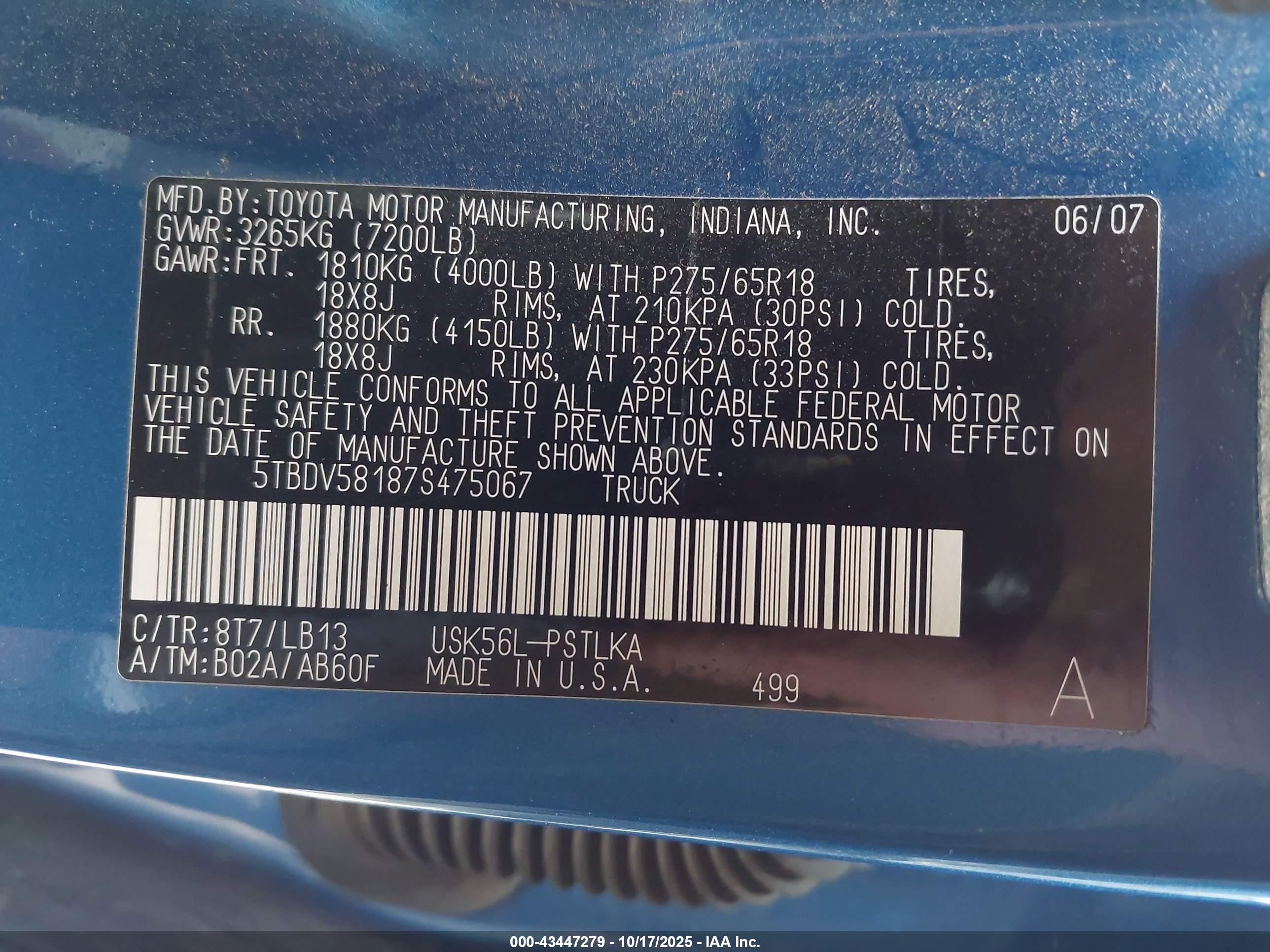 TOYOTA TUNDRA image 9