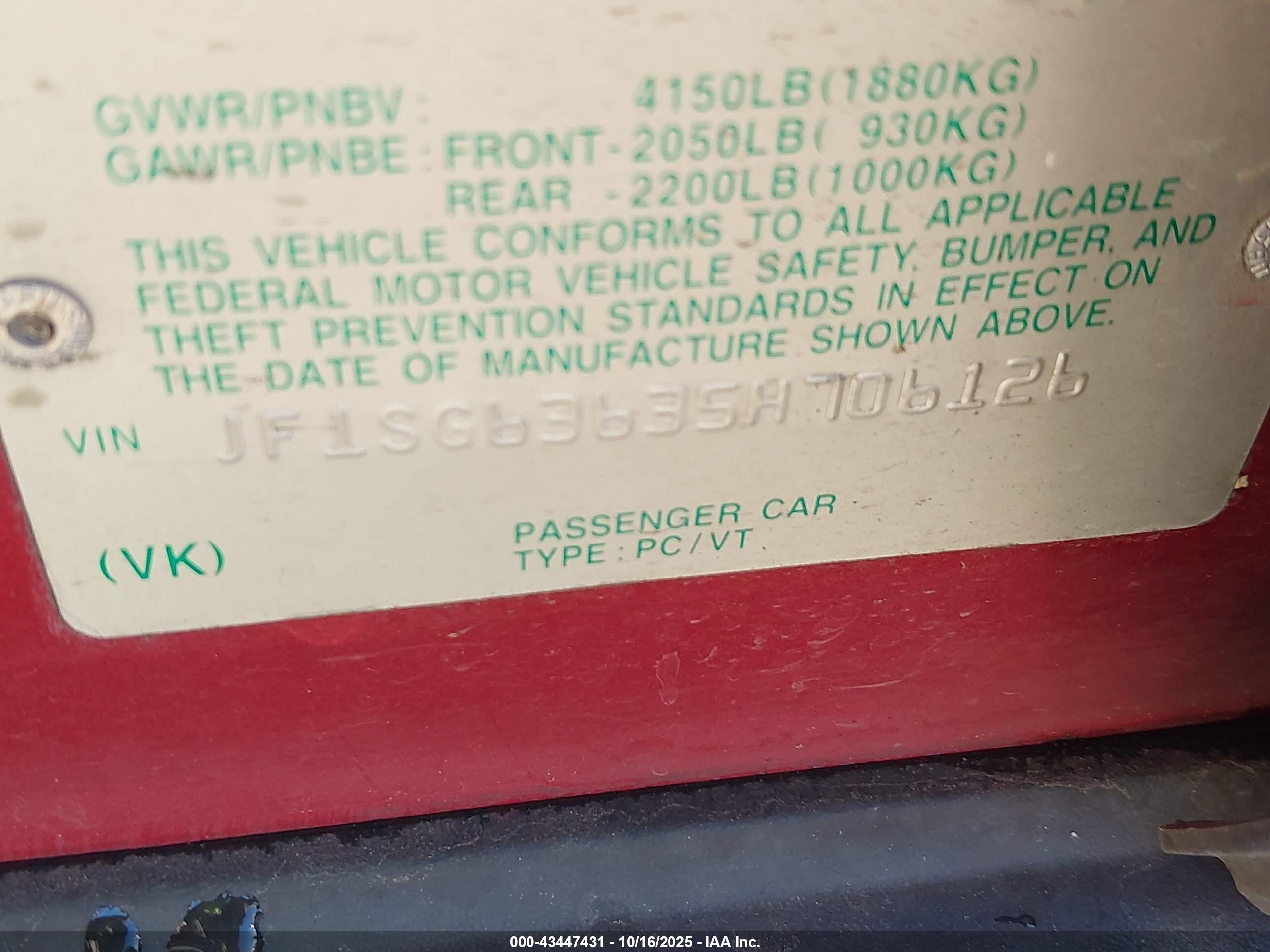 SUBARU FORESTER image 9