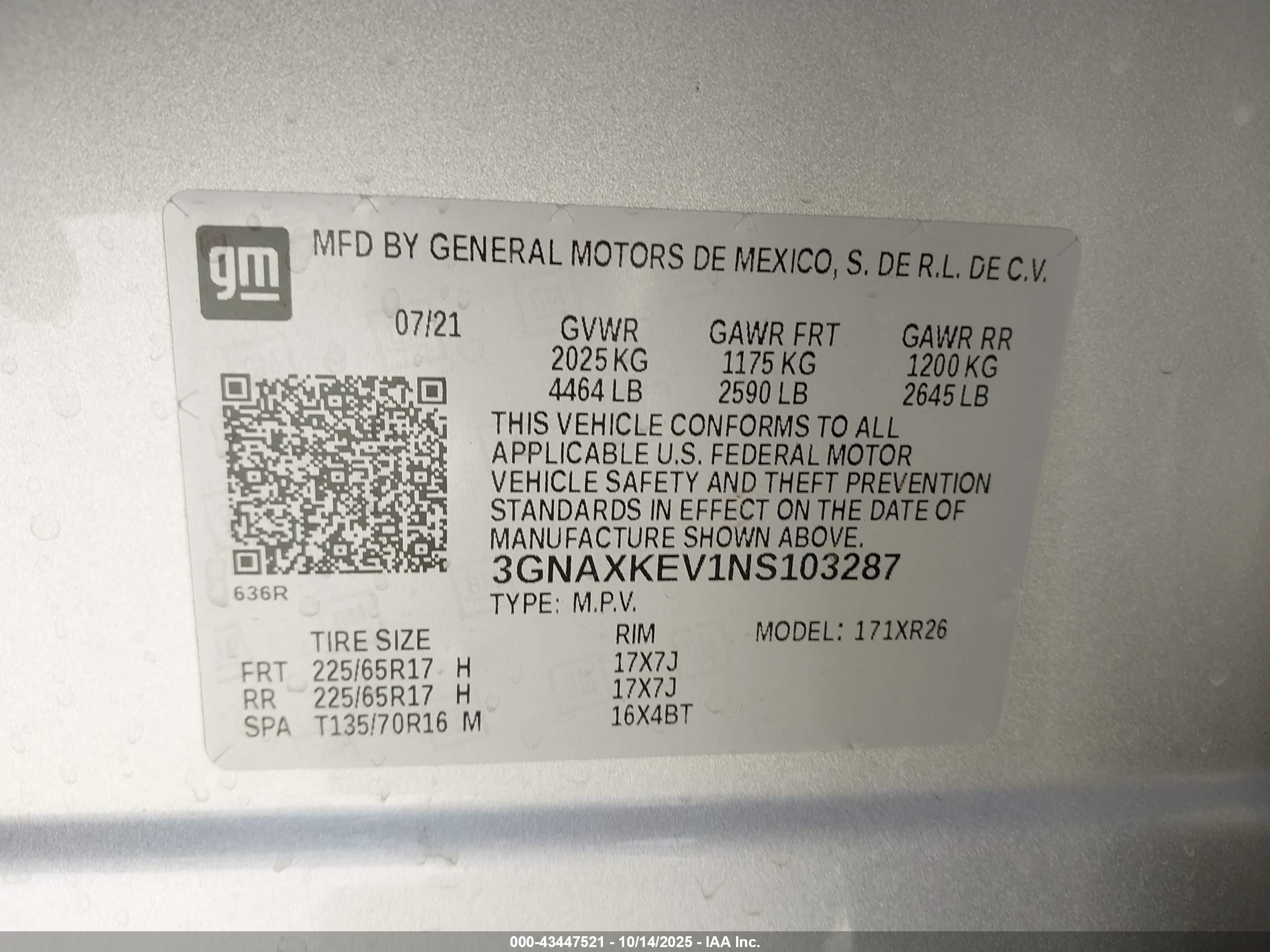 CHEVROLET EQUINOX image 9