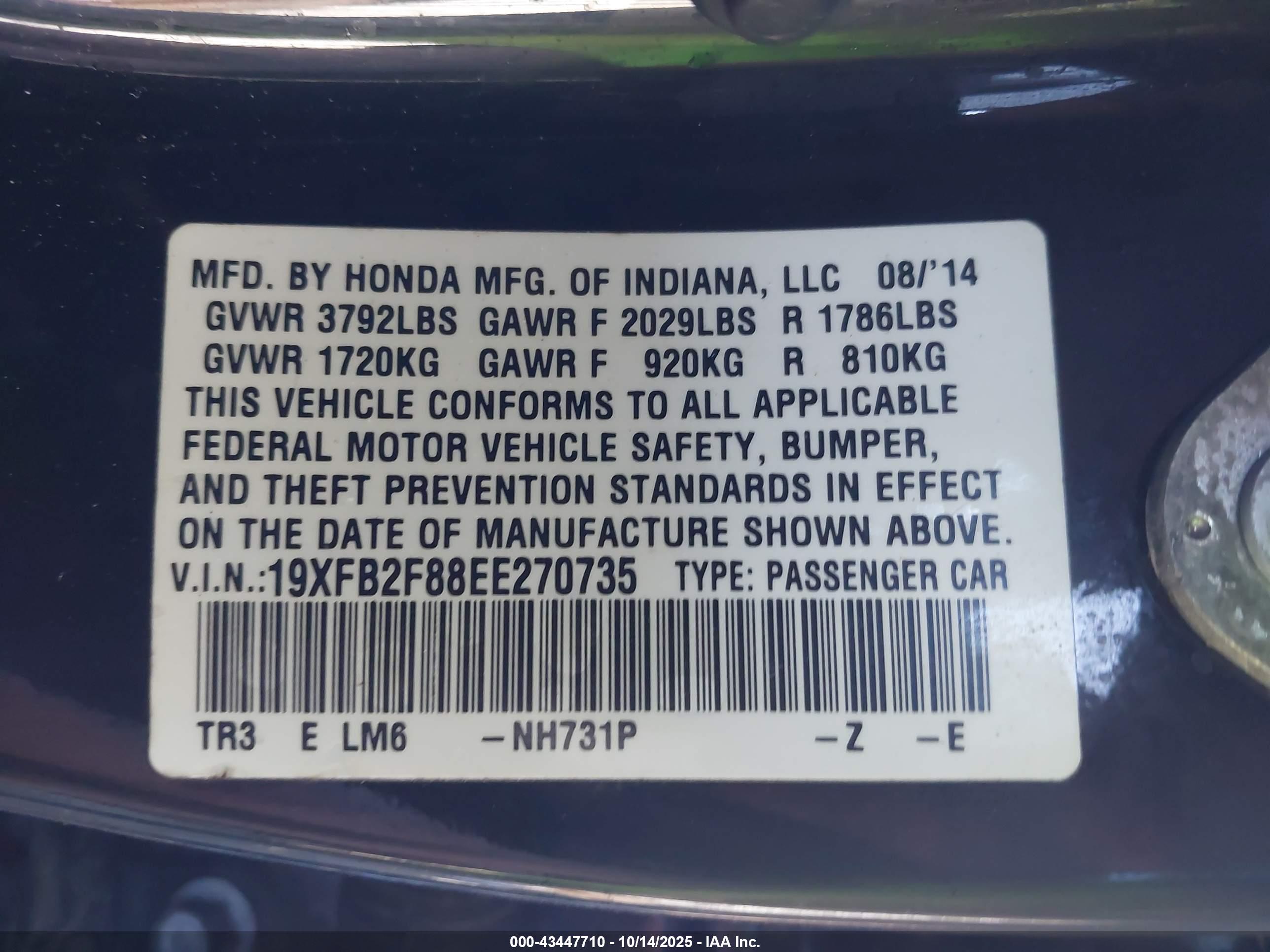 HONDA CIVIC image 9