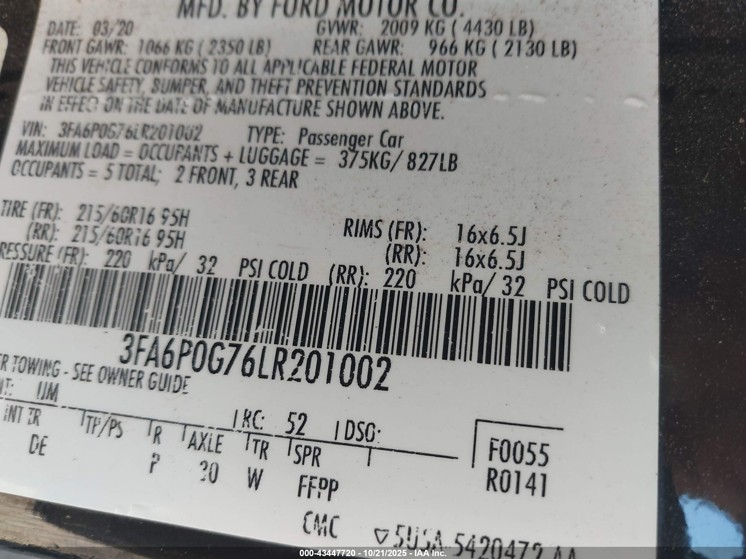 FORD FUSION image 9