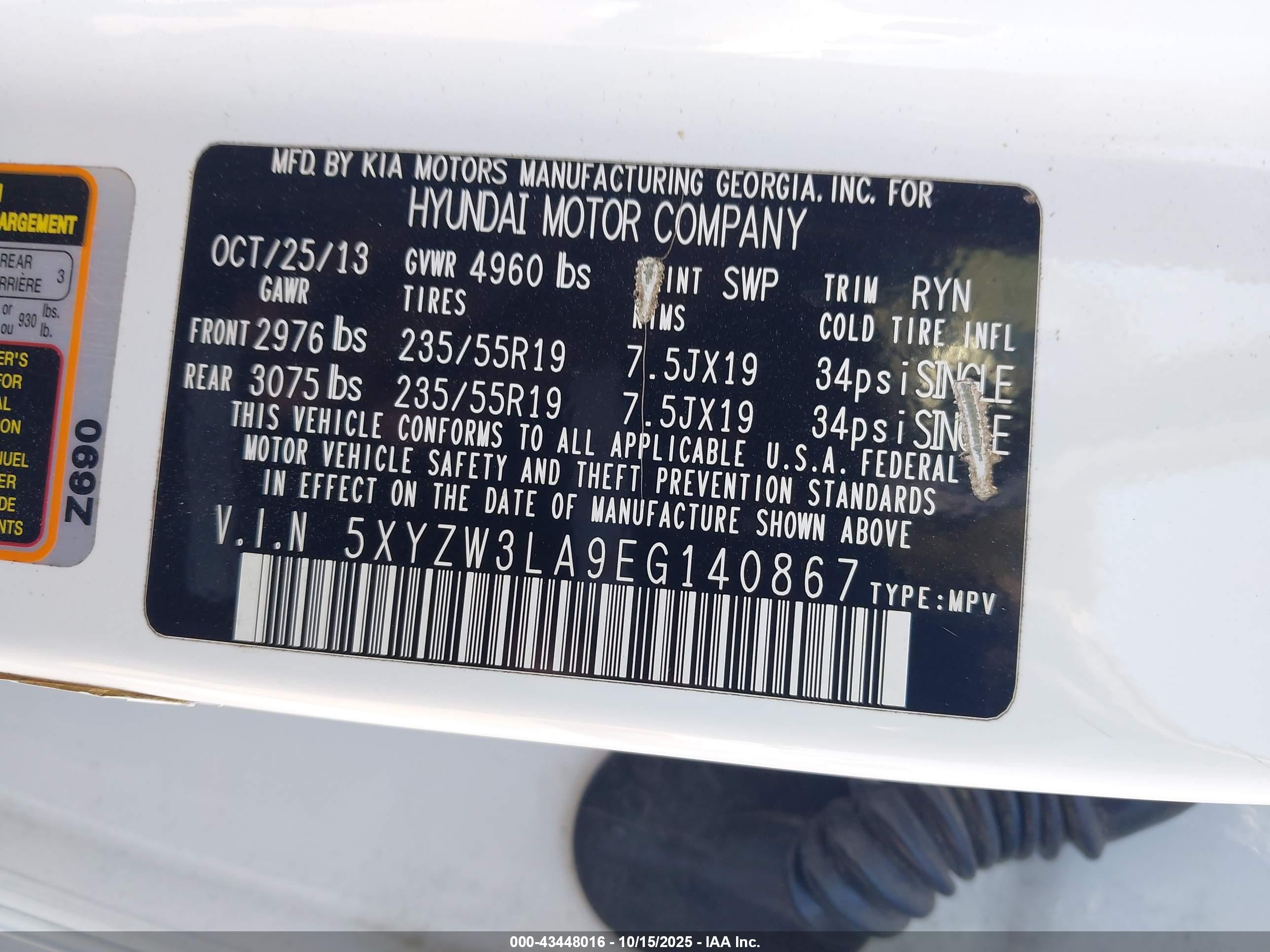 HYUNDAI SANTA image 9