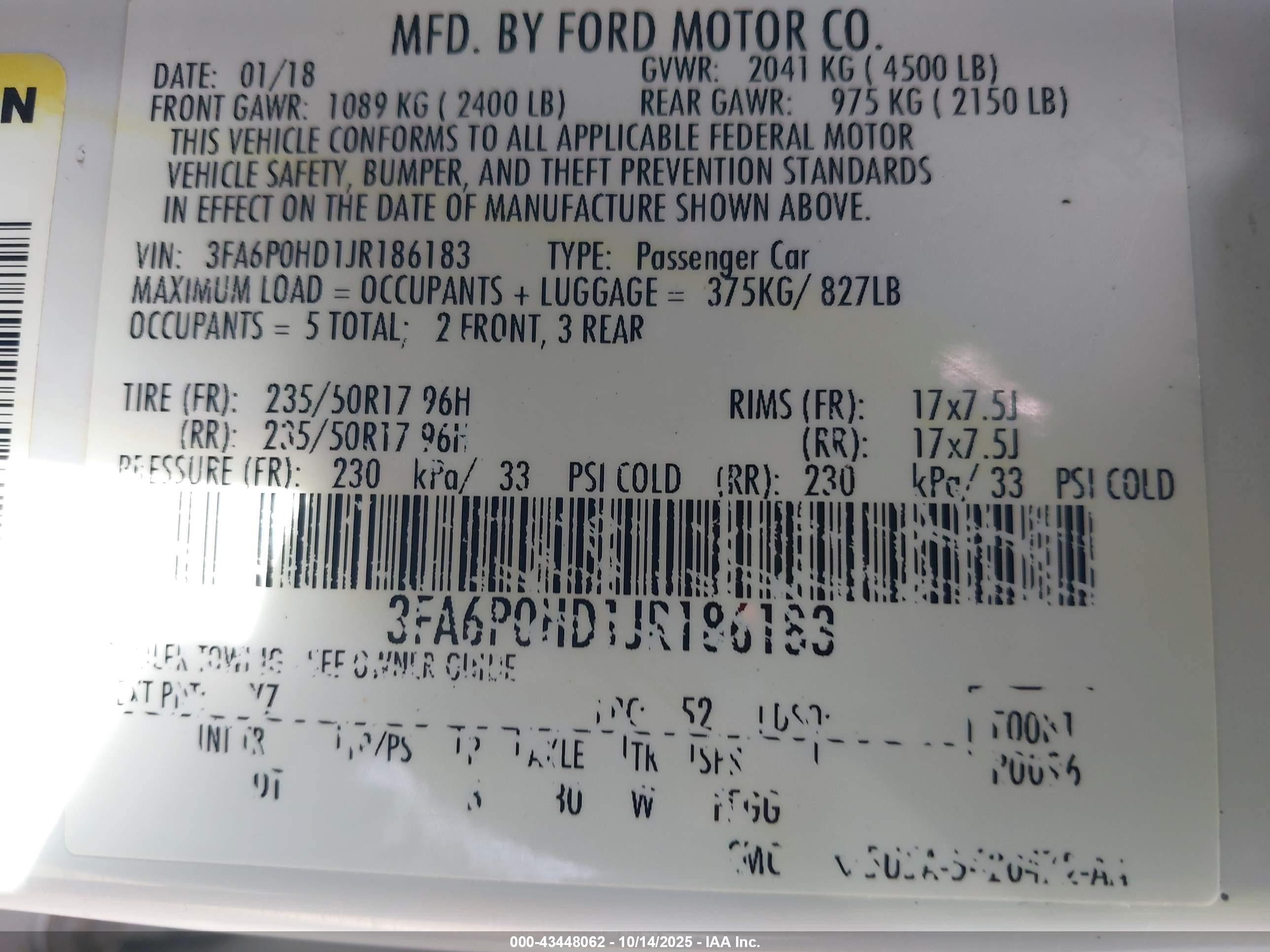 FORD FUSION image 9