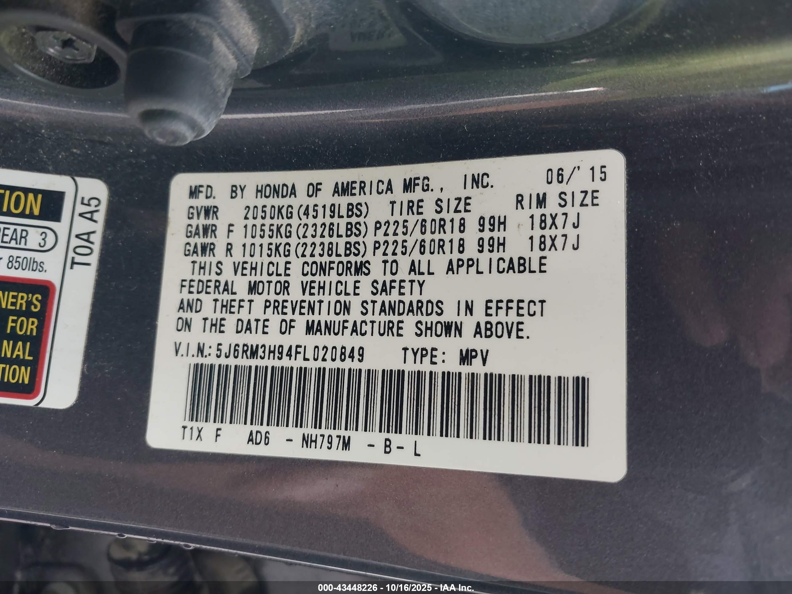 HONDA CR-V image 9