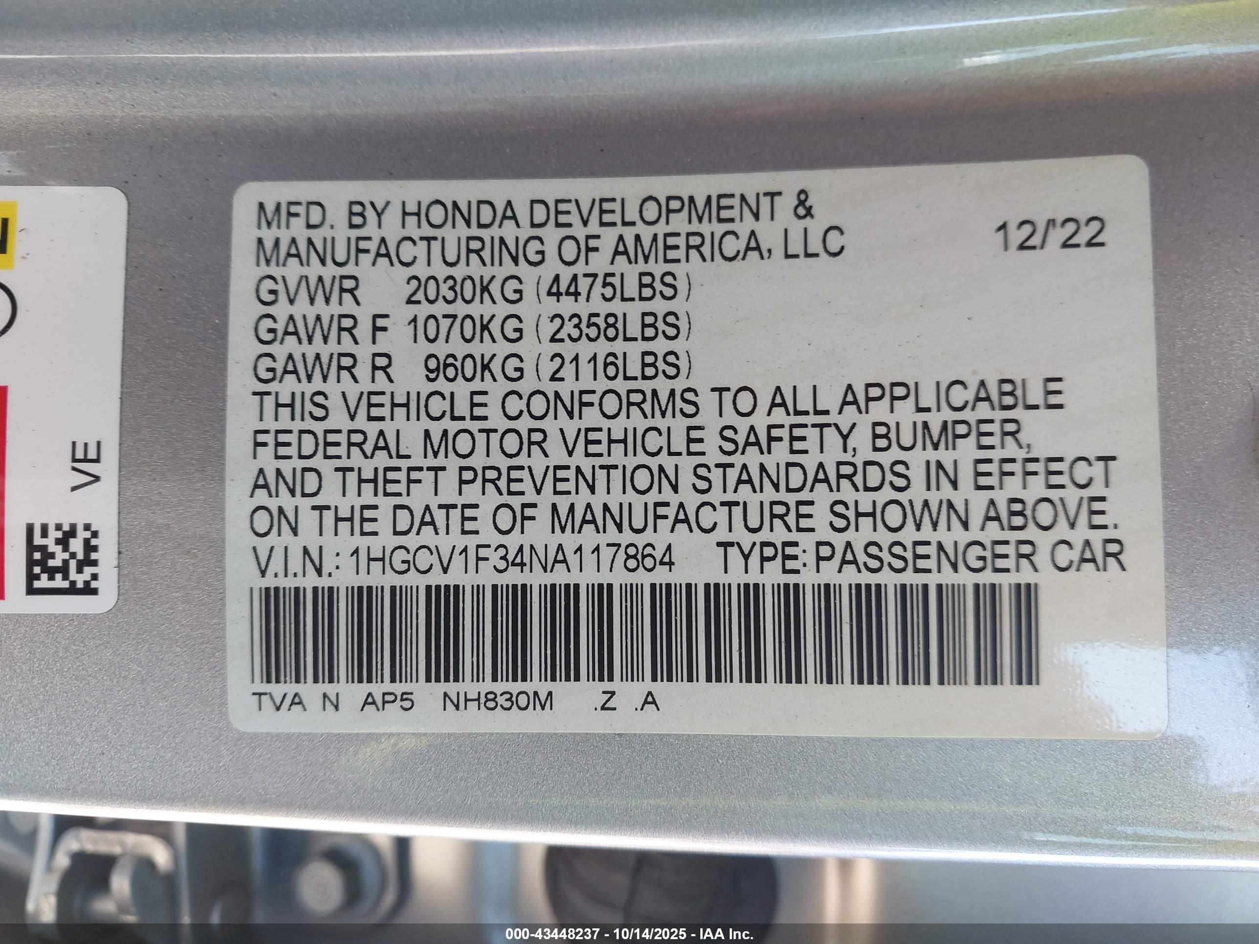 HONDA ACCORD image 9