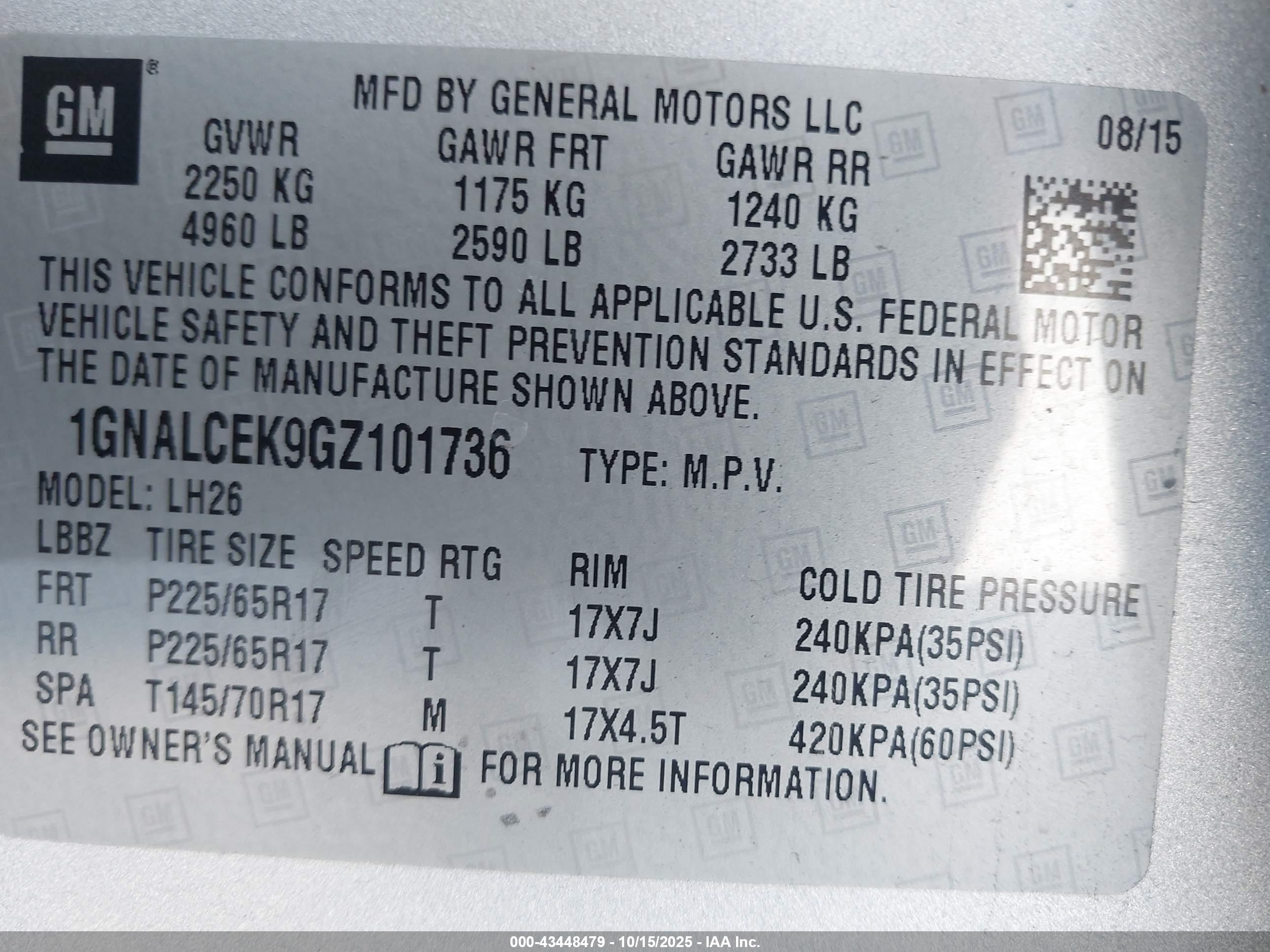 CHEVROLET EQUINOX image 9