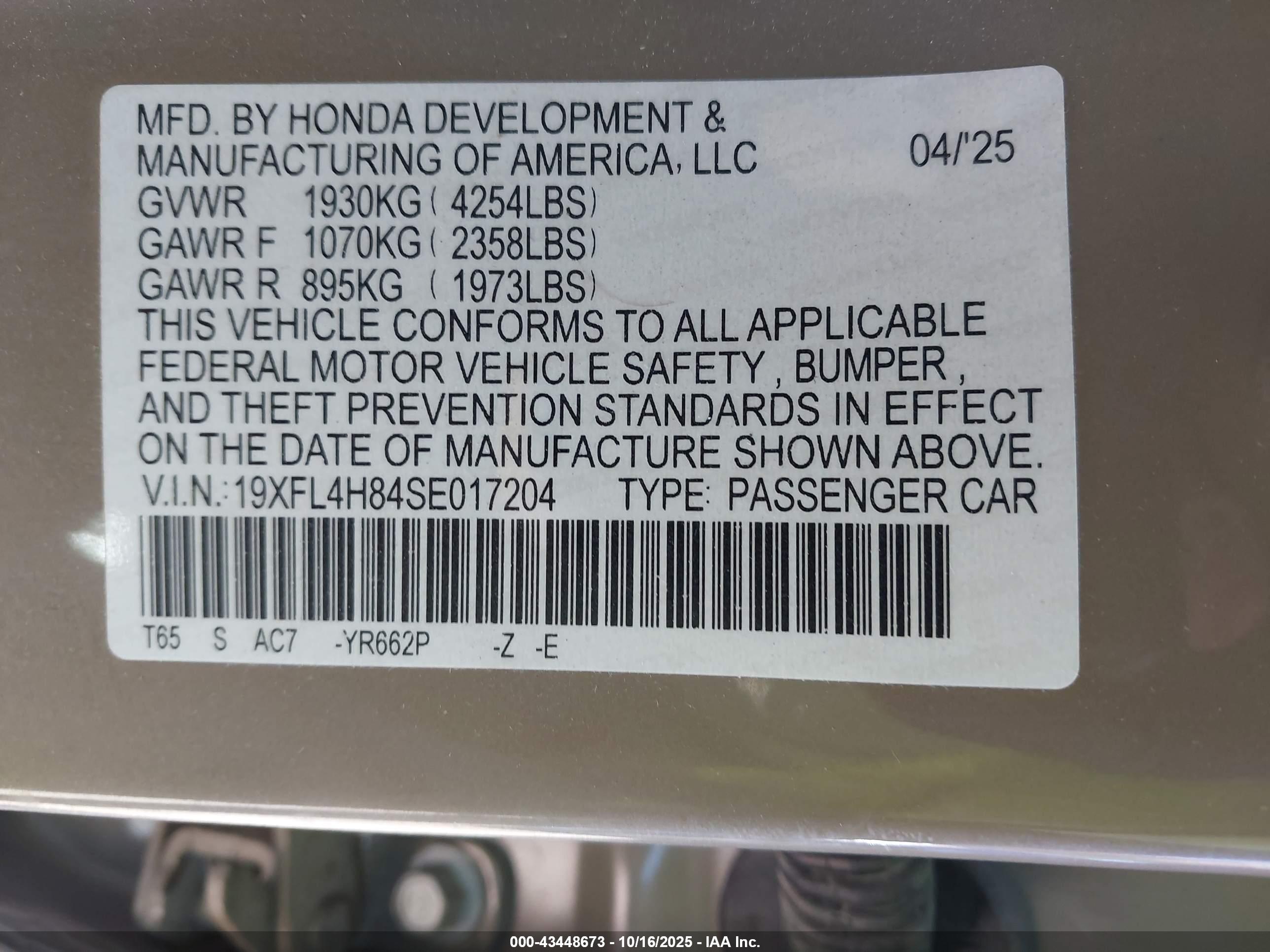 HONDA CIVIC image 9