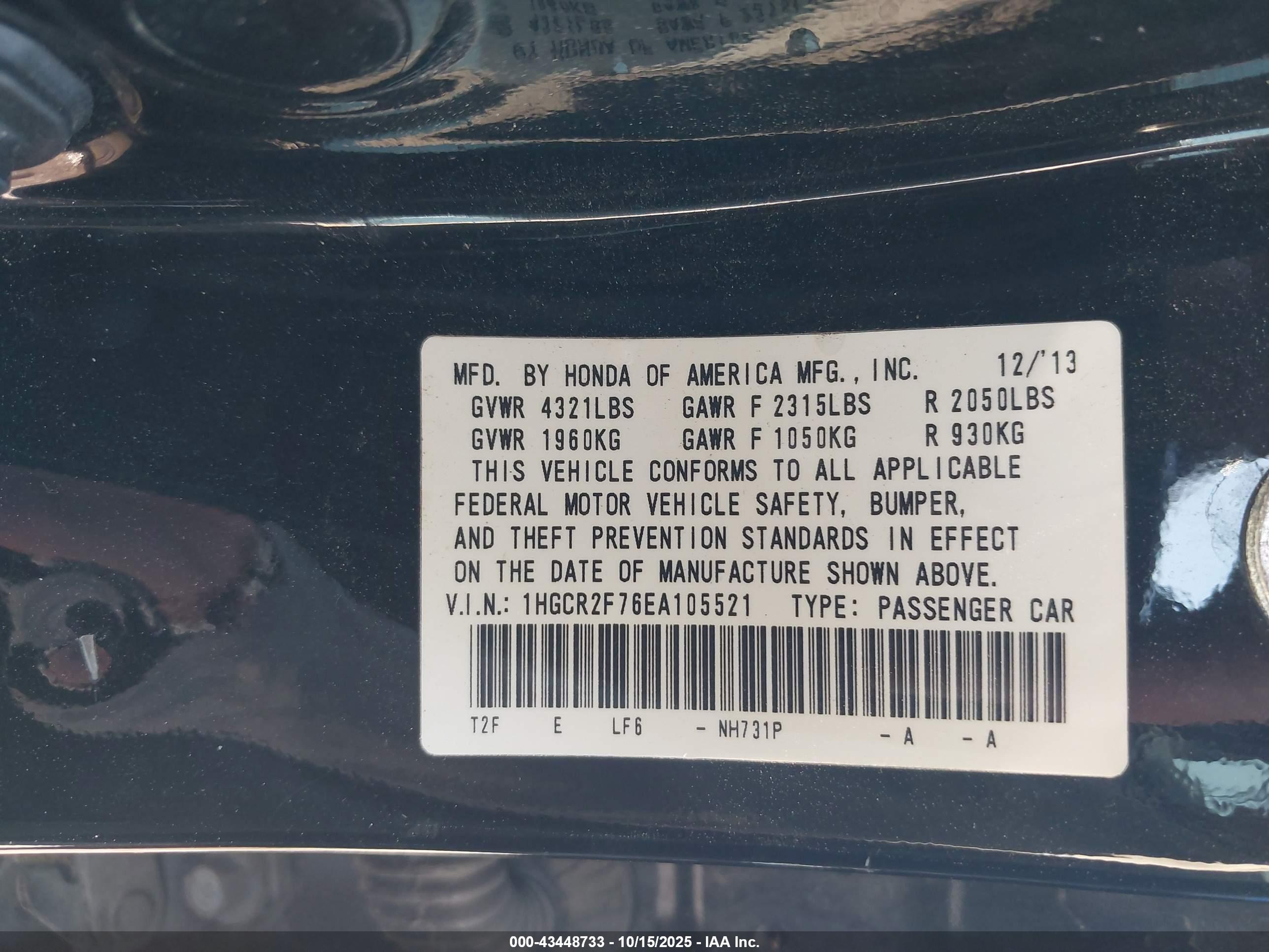 HONDA ACCORD image 9