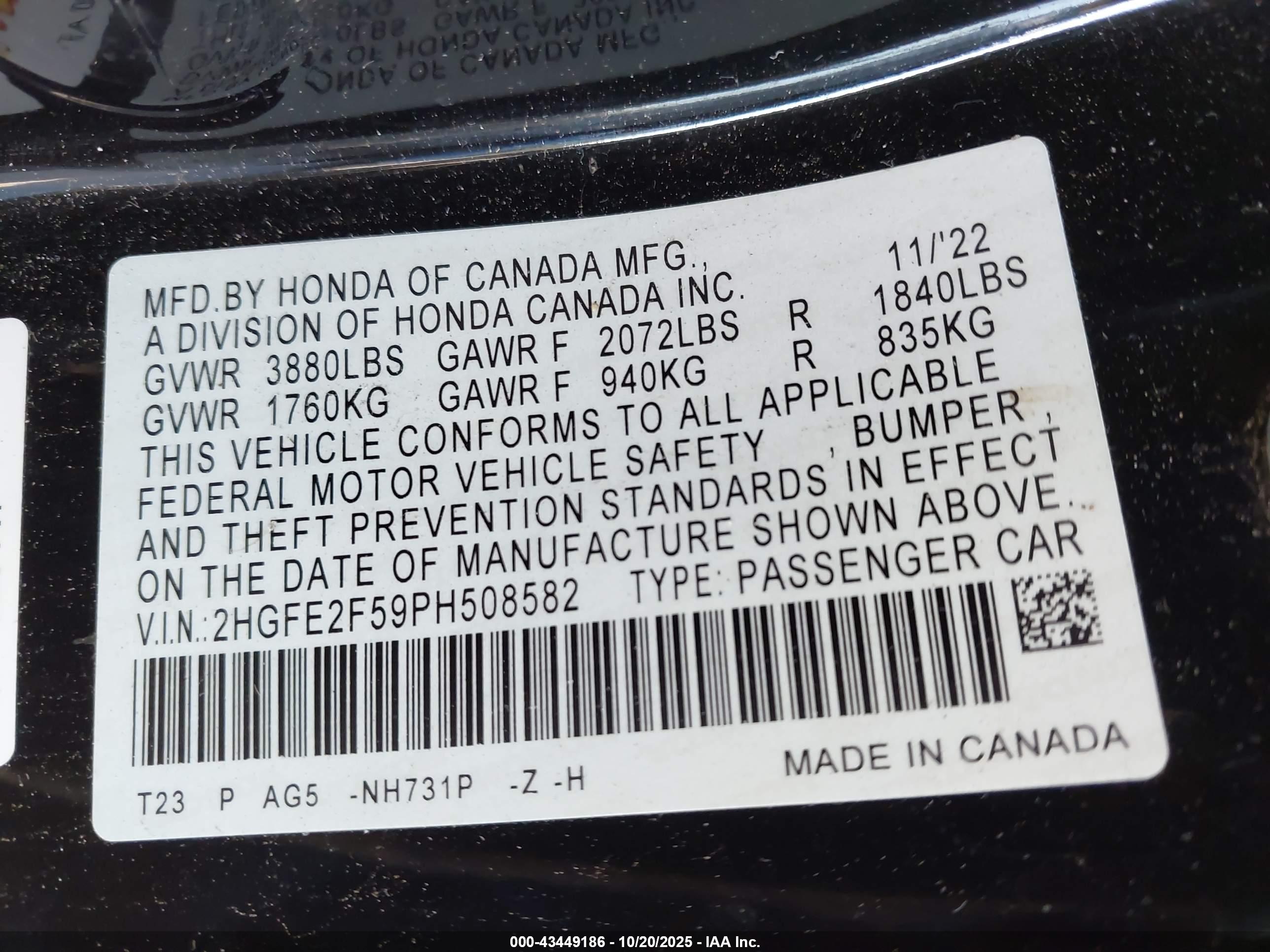 HONDA CIVIC image 9