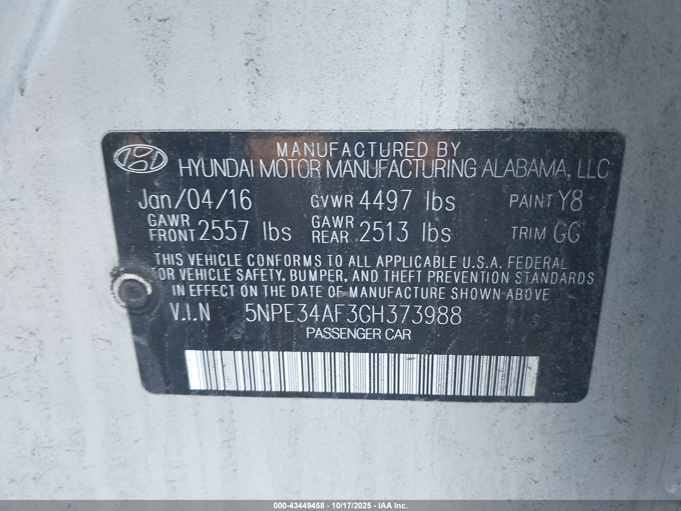 HYUNDAI SONATA image 9