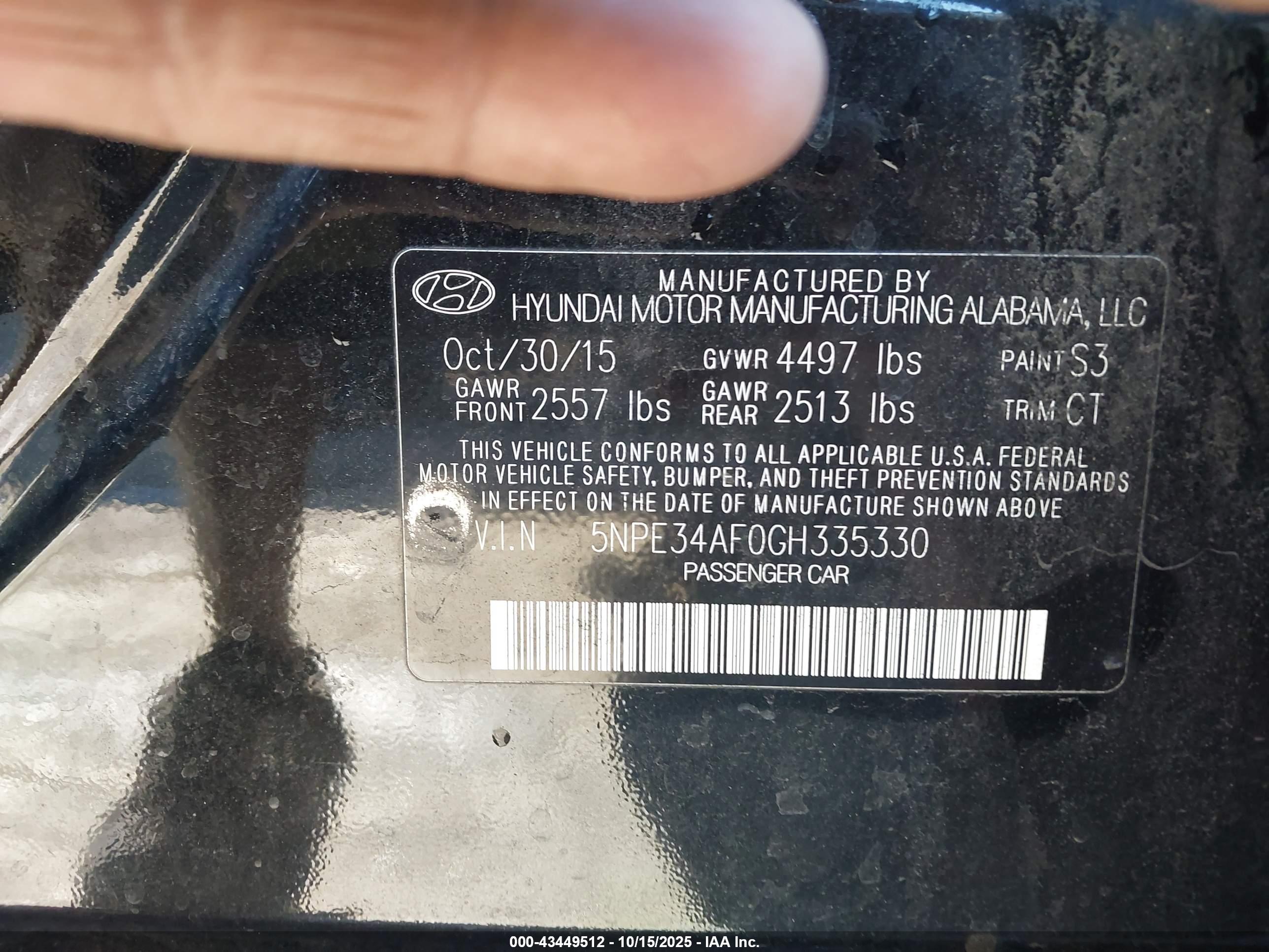 HYUNDAI SONATA image 9