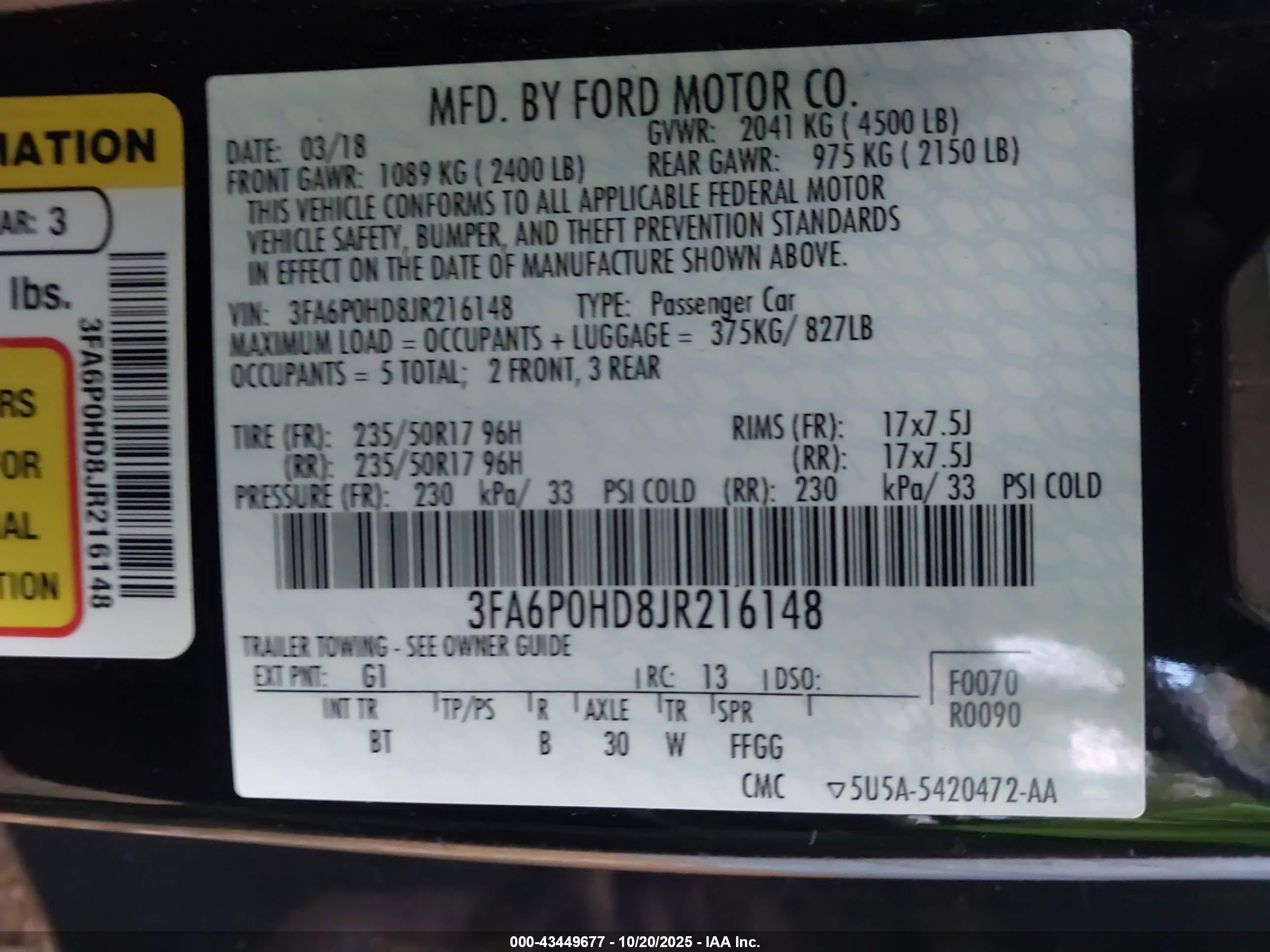 FORD FUSION image 9