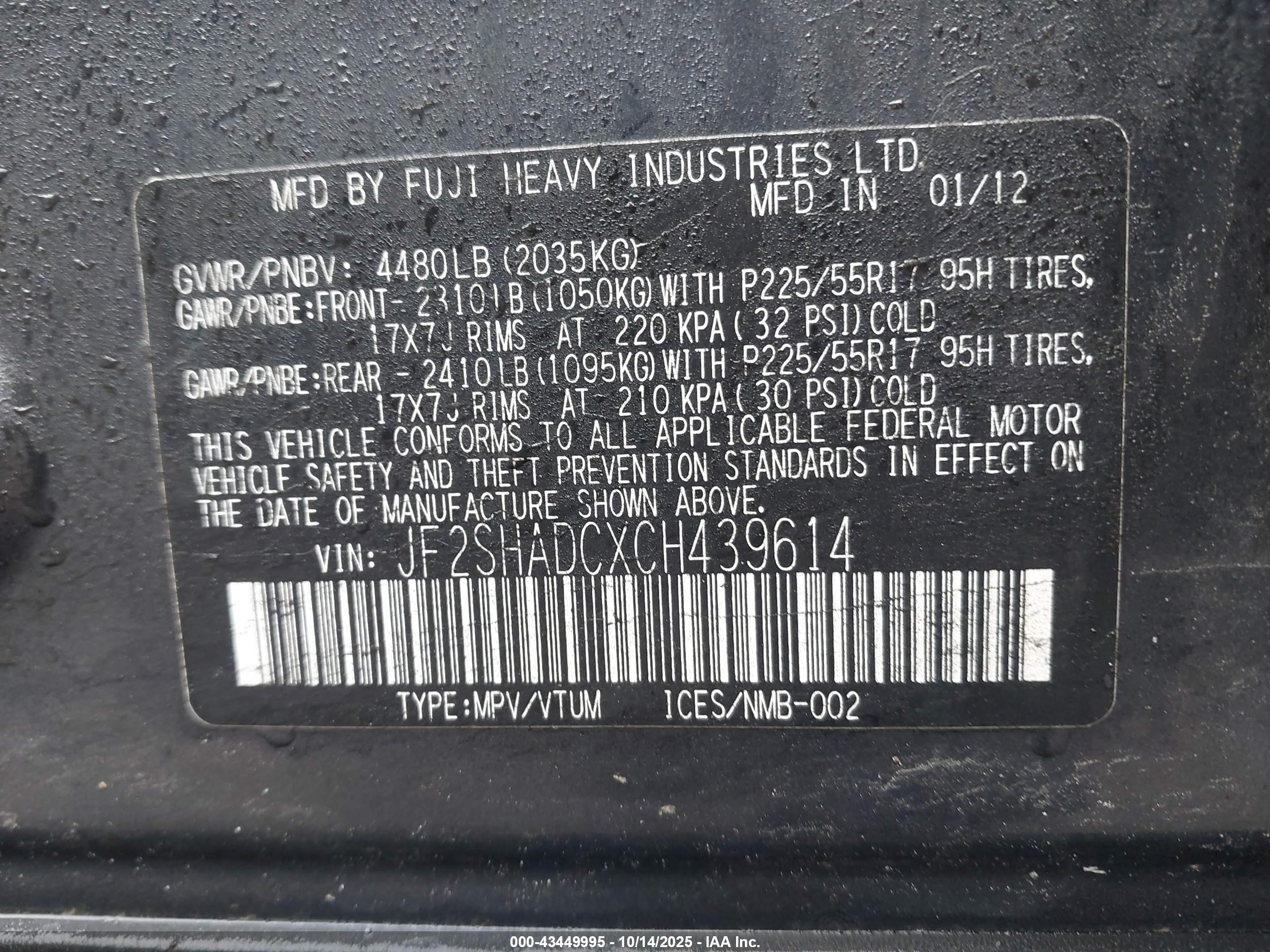 SUBARU FORESTER image 9