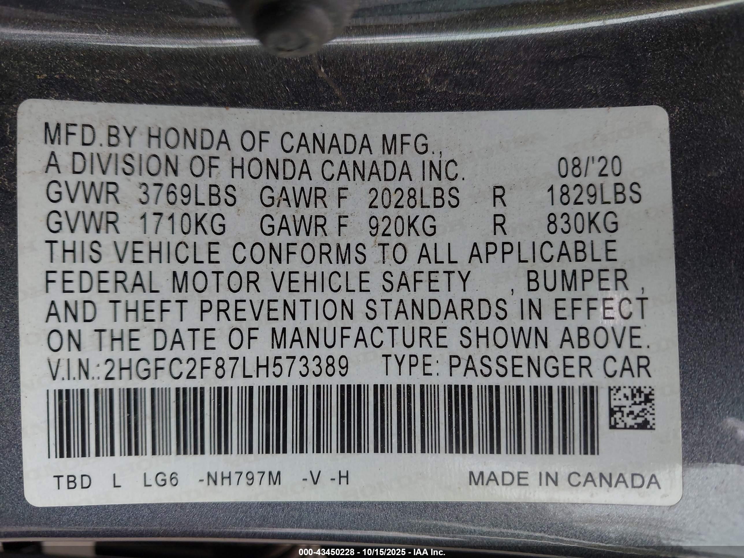 HONDA CIVIC image 9