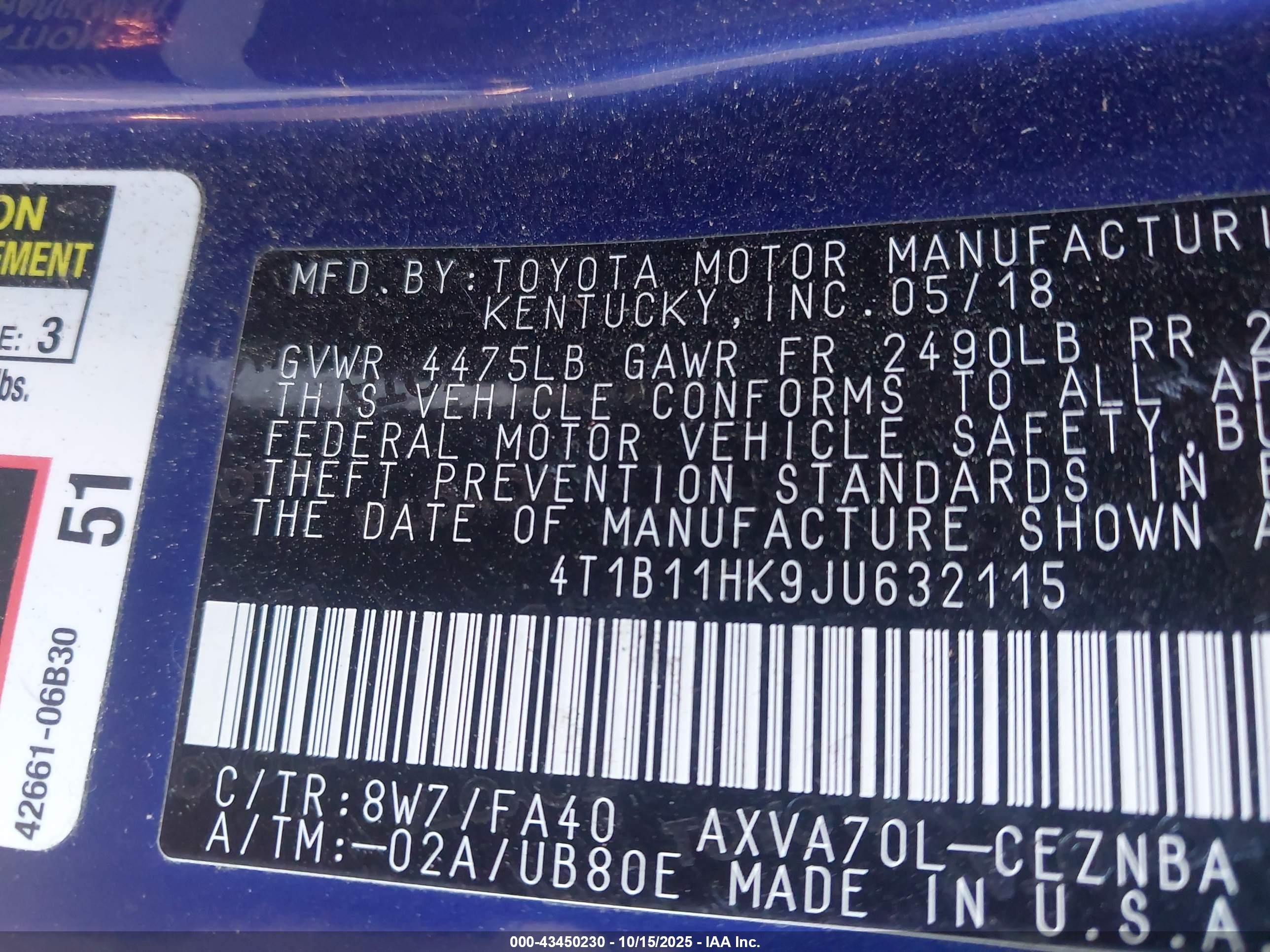 TOYOTA CAMRY image 9