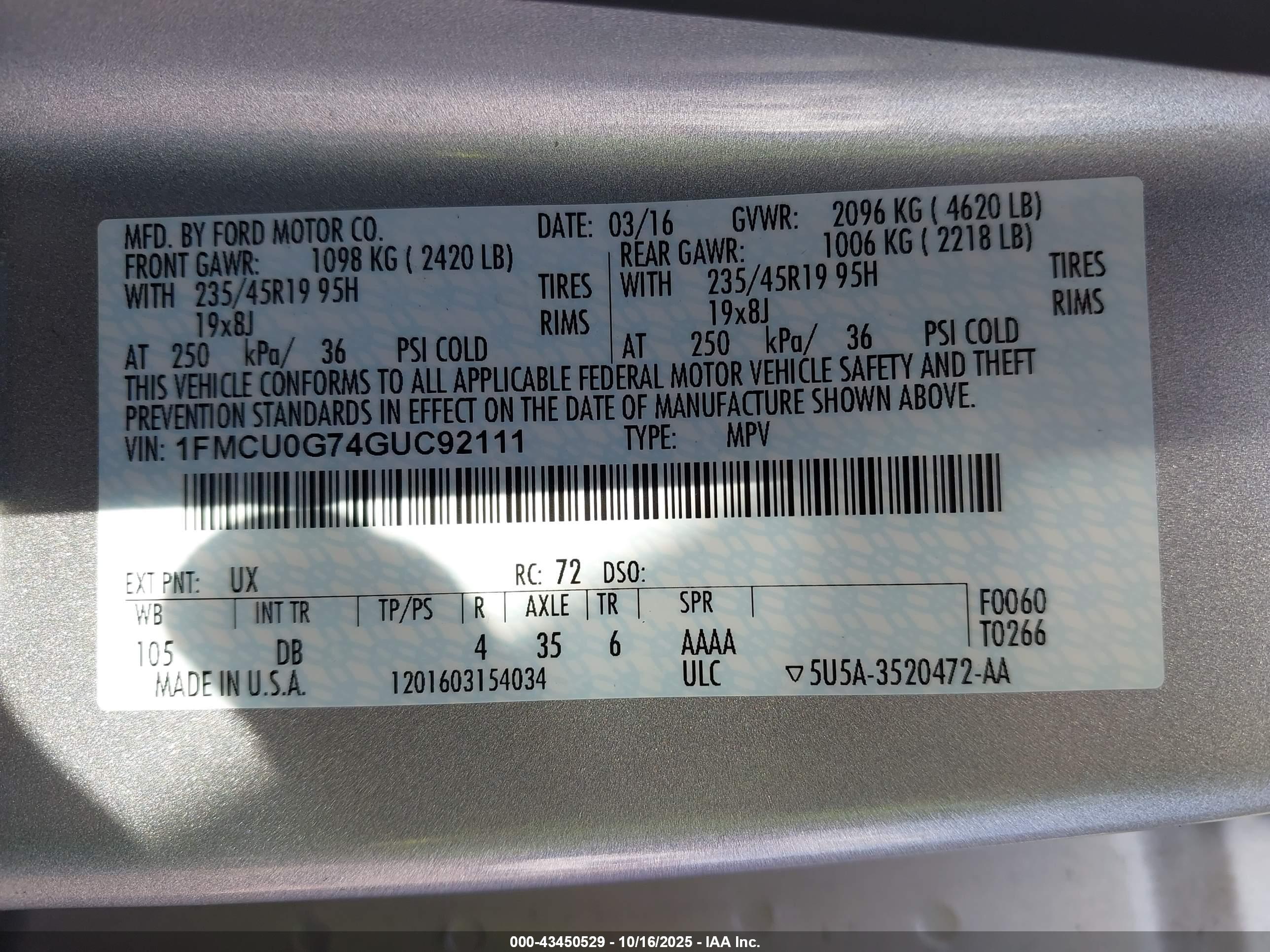 FORD ESCAPE image 9