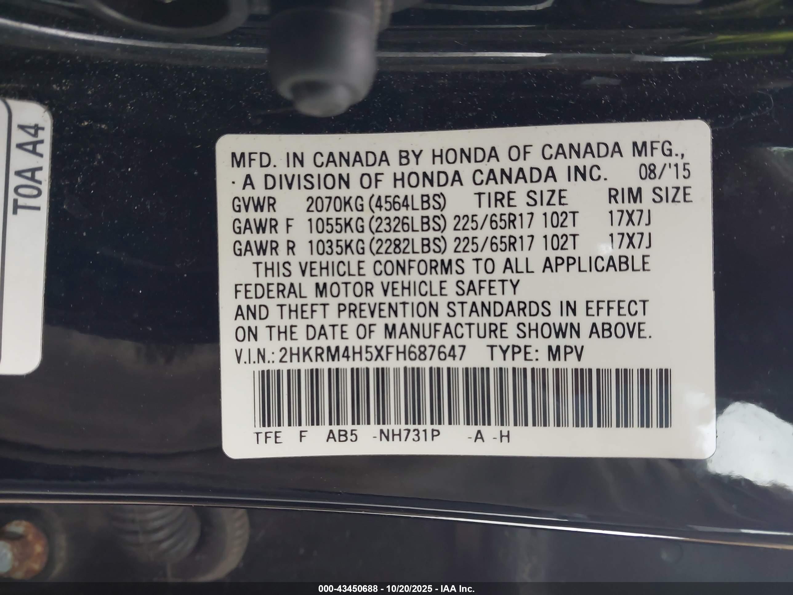 HONDA CR-V image 9