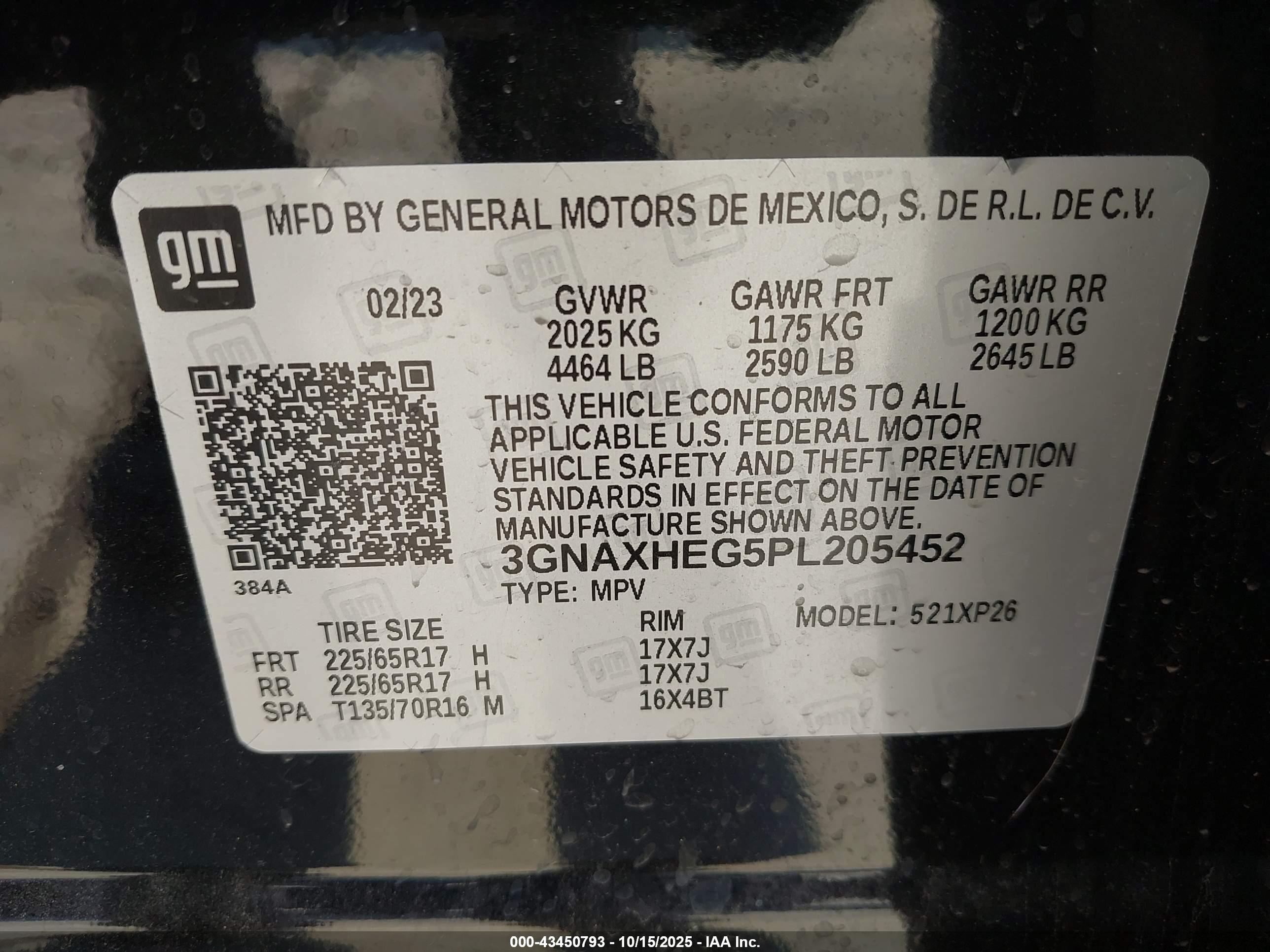 CHEVROLET EQUINOX image 9