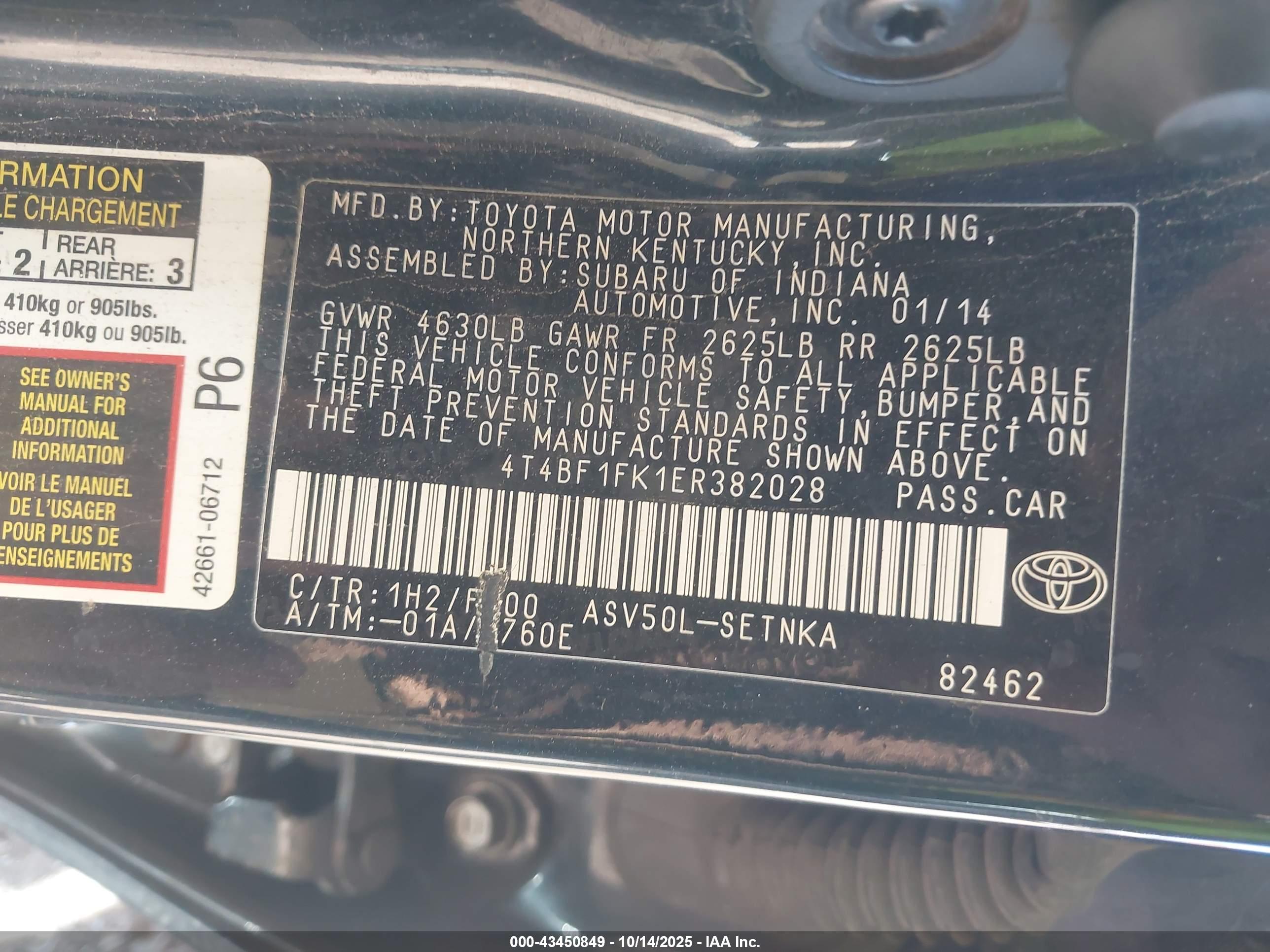 TOYOTA CAMRY image 9