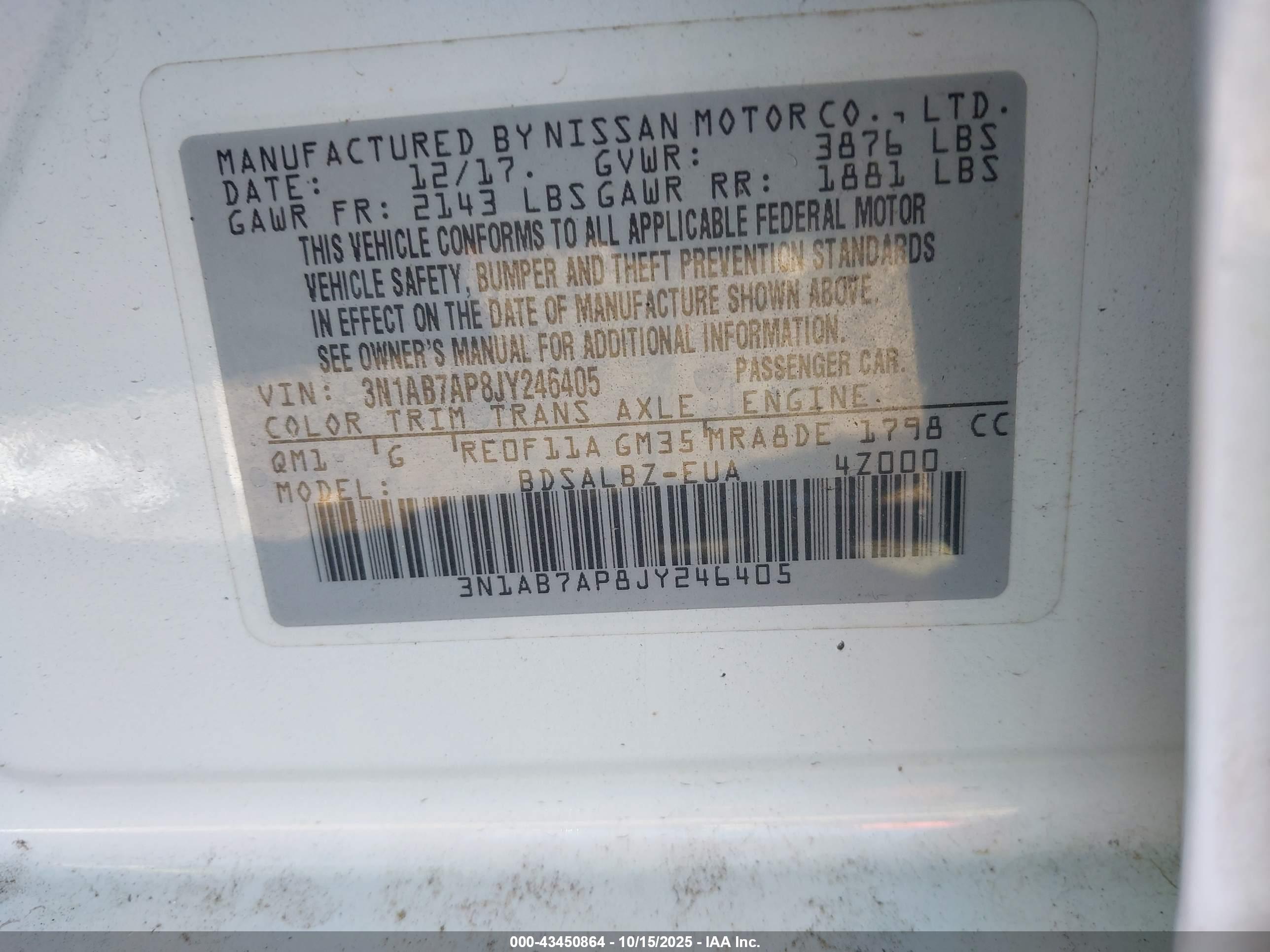 NISSAN SENTRA image 9