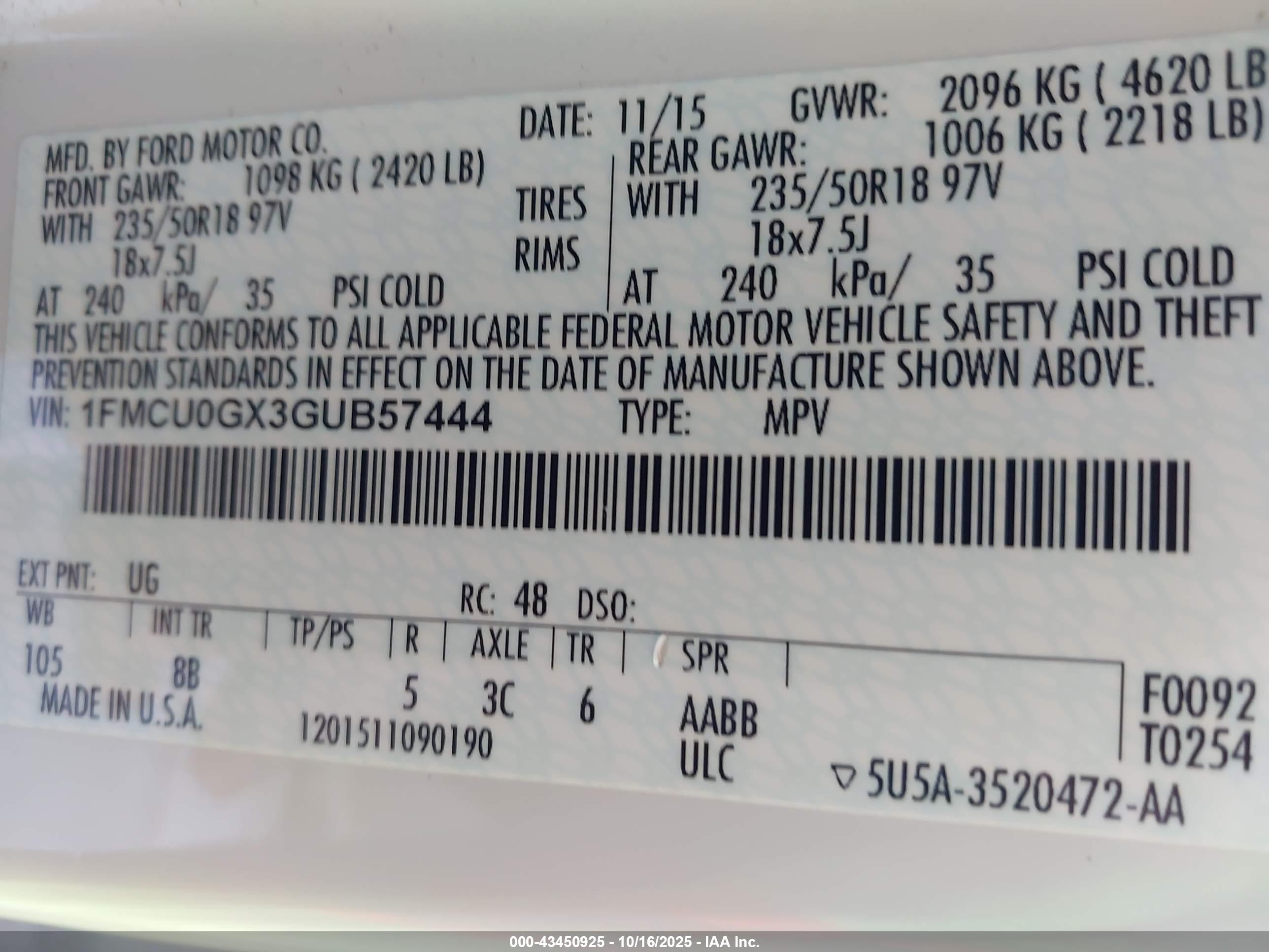 FORD ESCAPE image 9