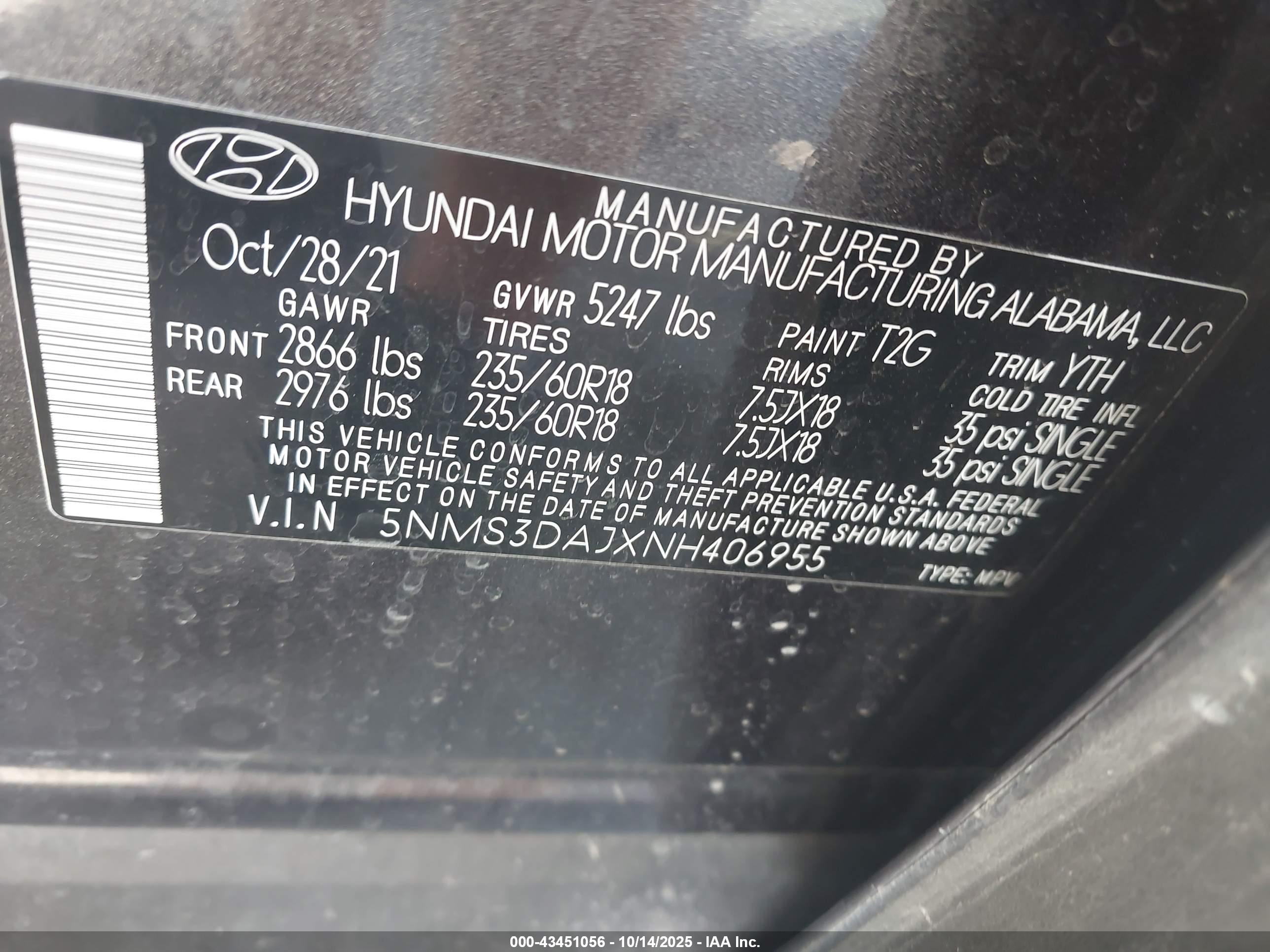 HYUNDAI SANTA image 9