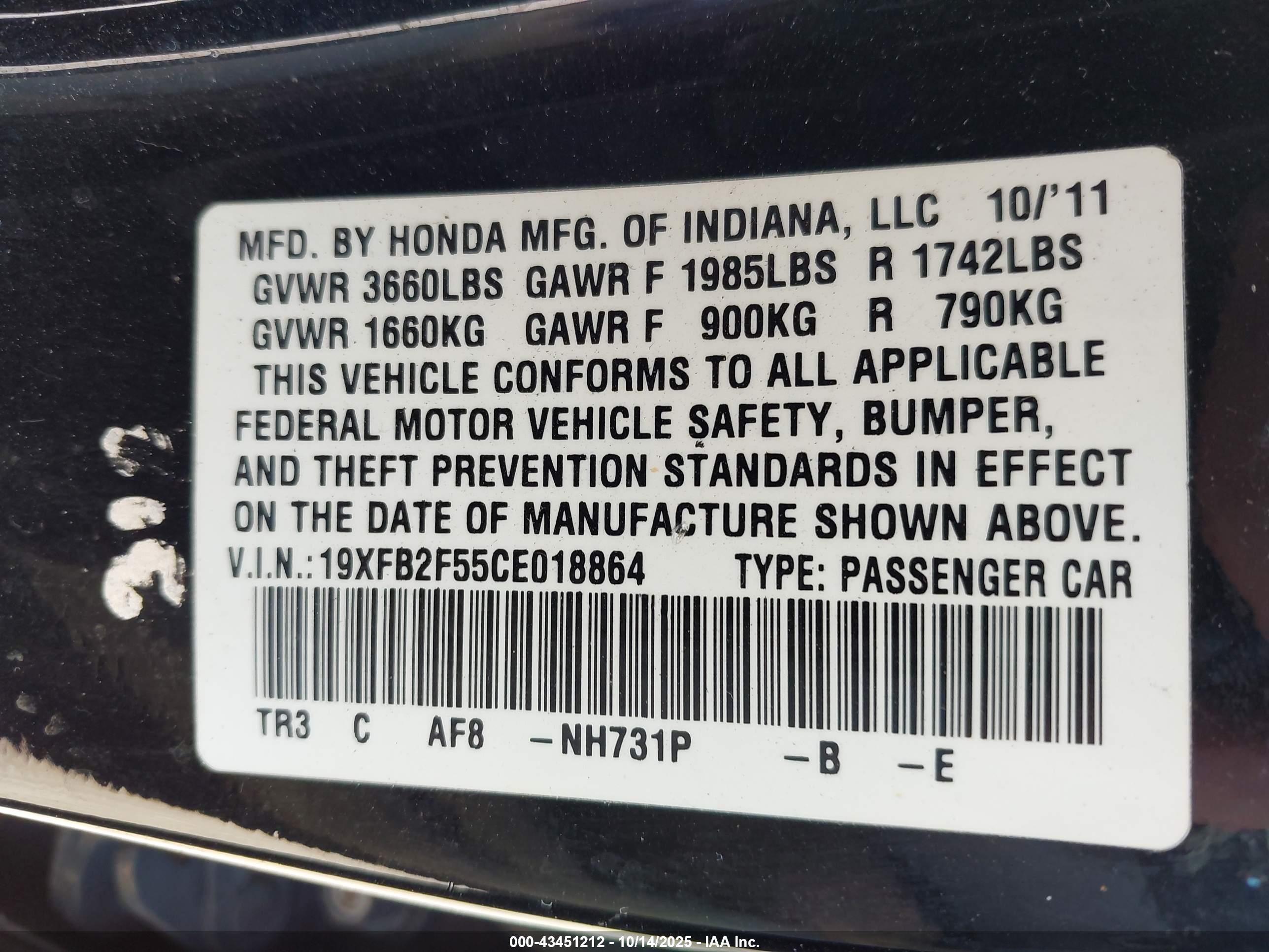 HONDA CIVIC image 9