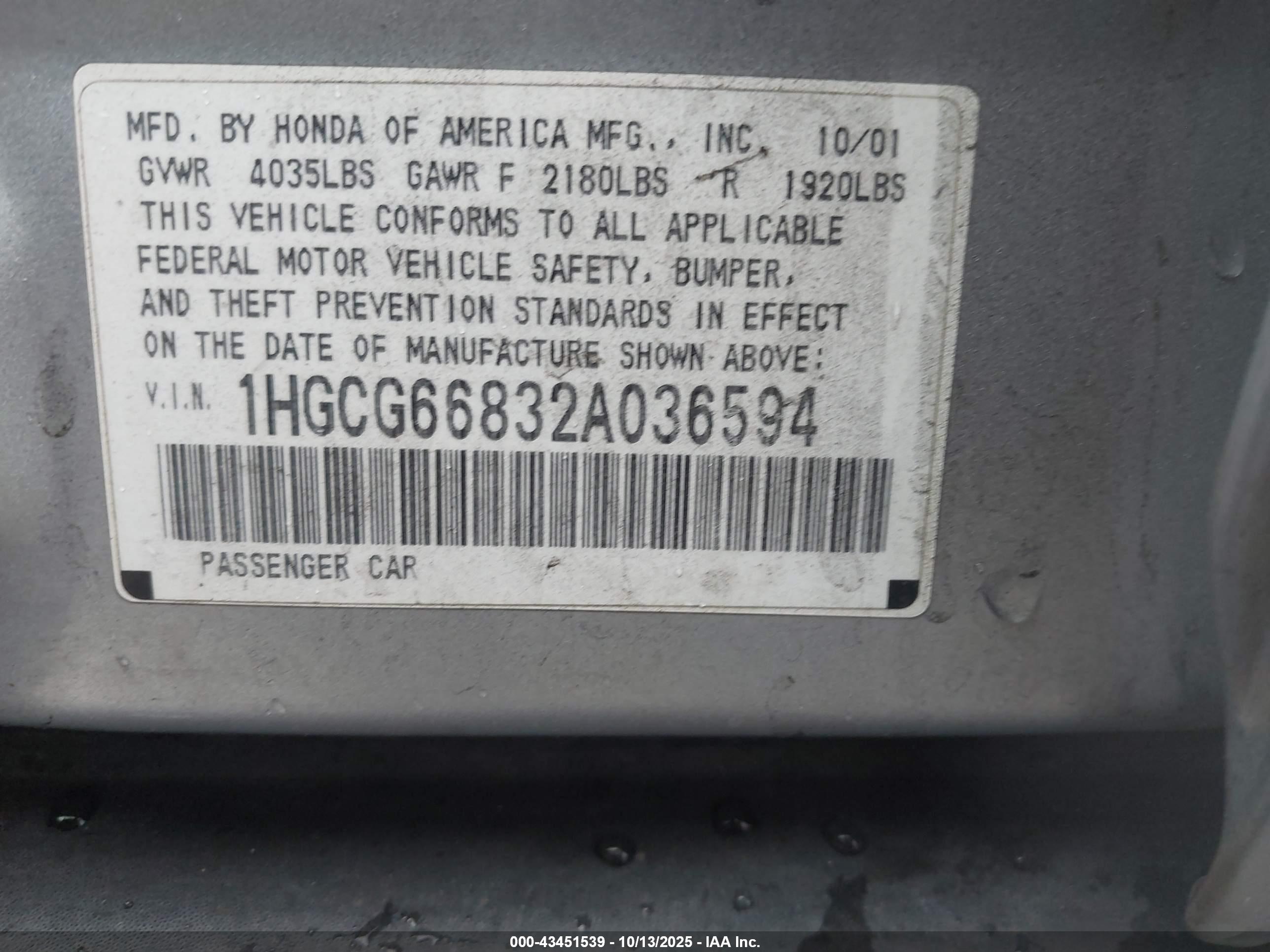 HONDA ACCORD image 9