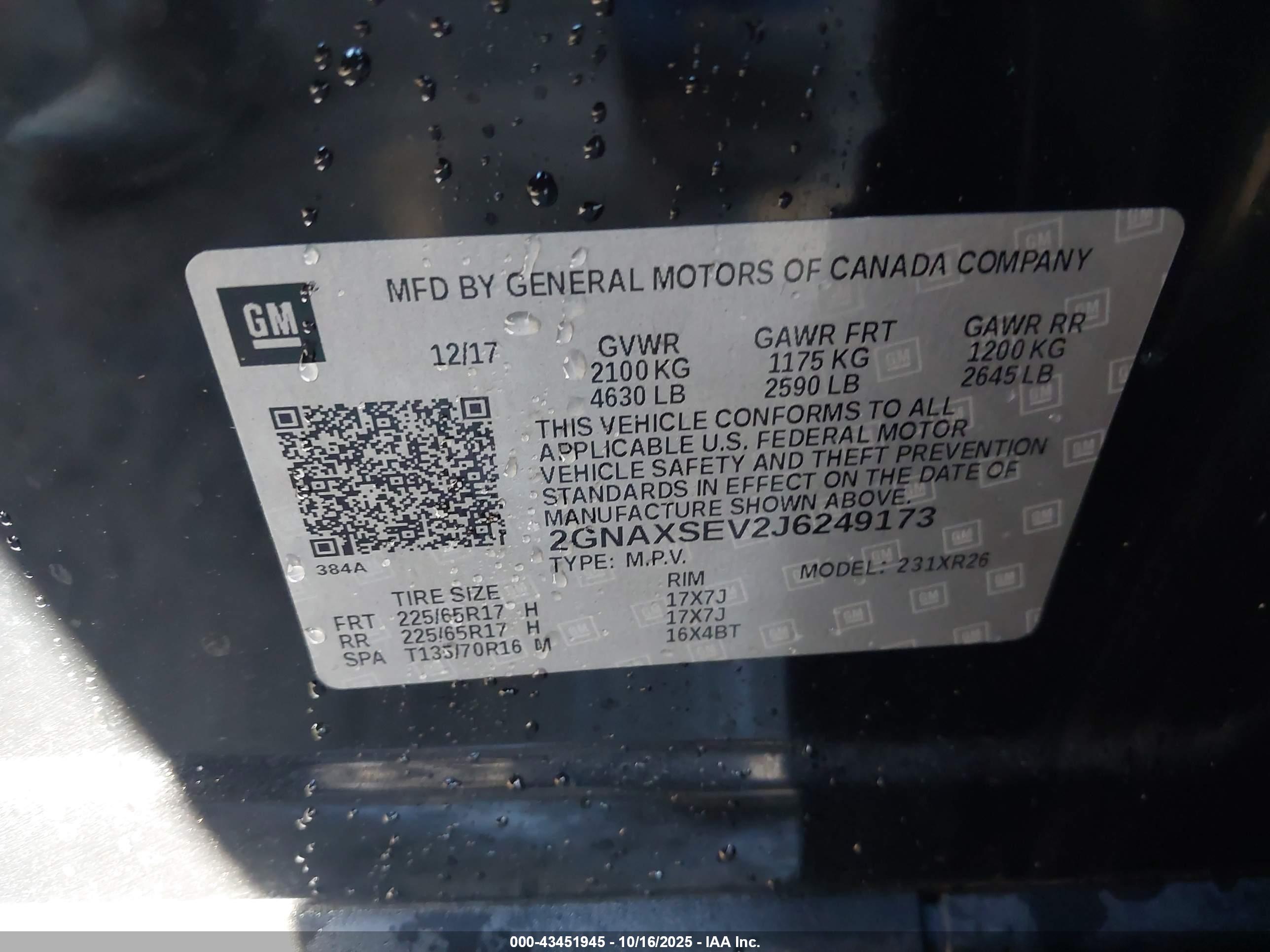 CHEVROLET EQUINOX image 9