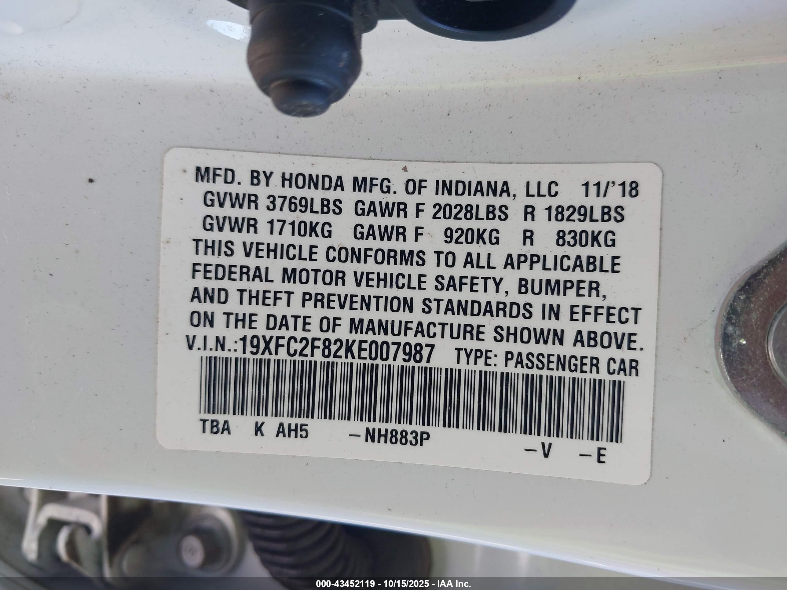 HONDA CIVIC image 9