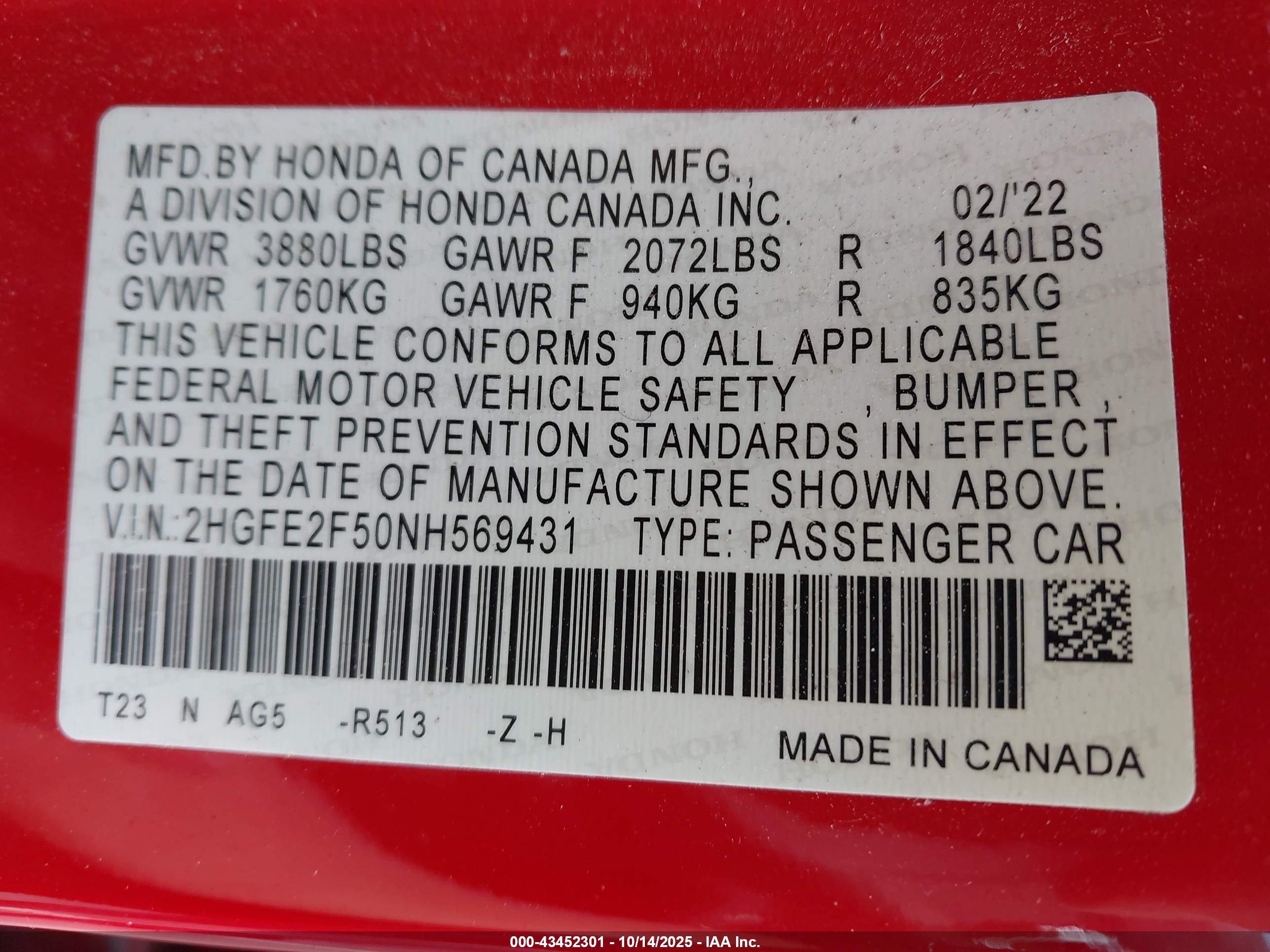 HONDA CIVIC image 9