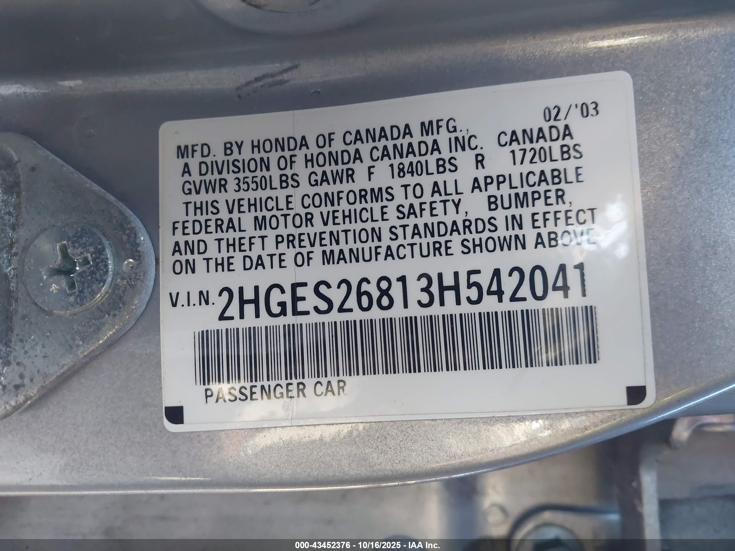 HONDA CIVIC image 9