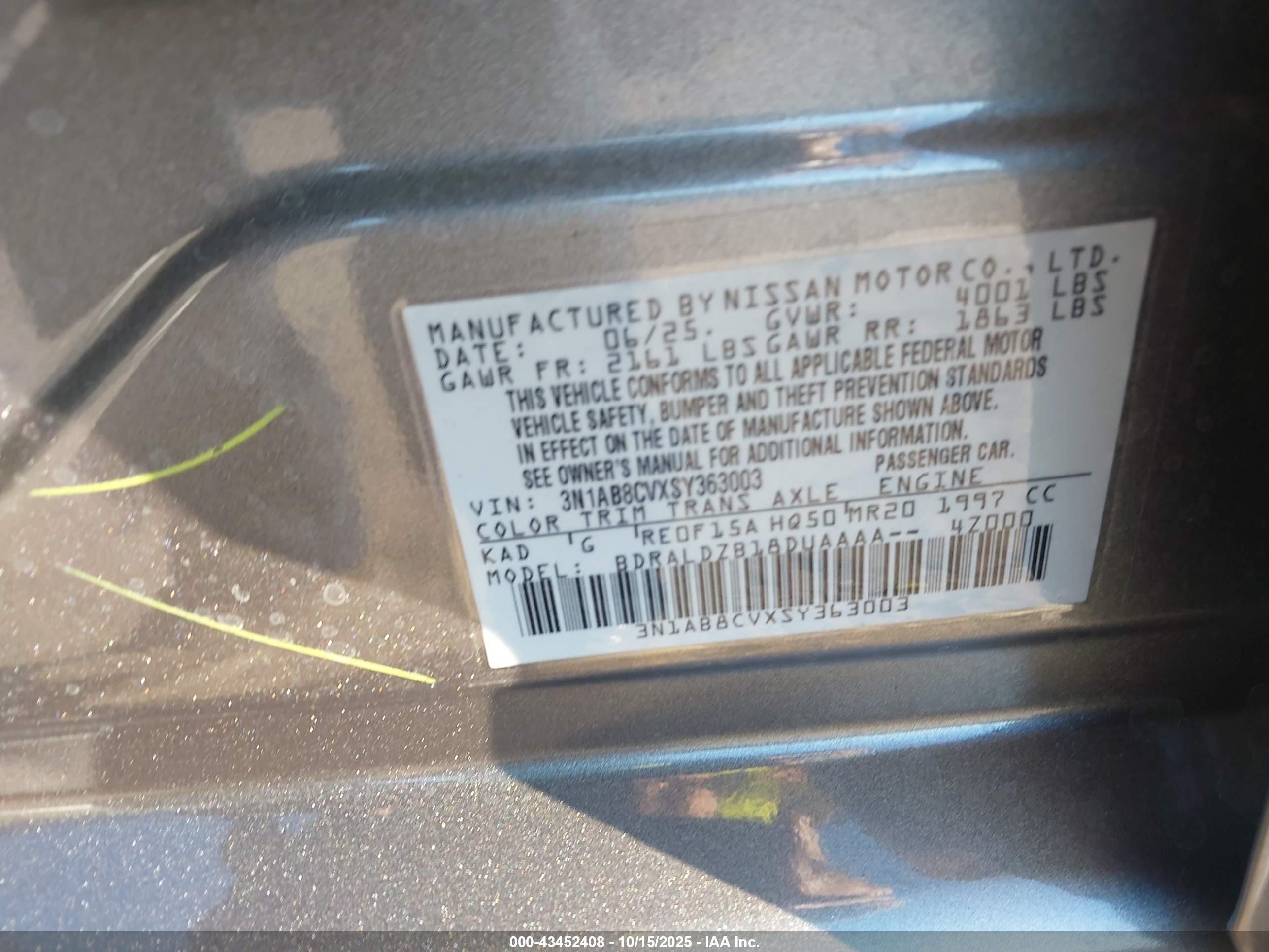 NISSAN SENTRA image 9